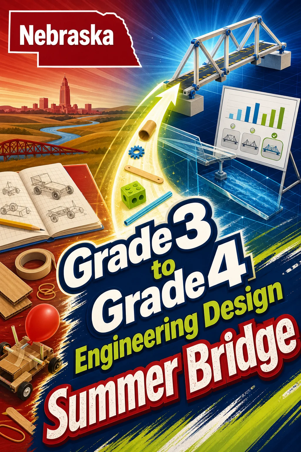 Nebraska Grade 3 to Grade 4 Engineering Design Summer Bridge