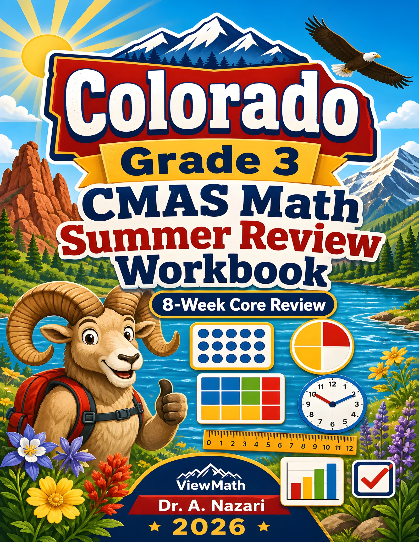 Colorado CMAS Grade 3 Math Summer Review Workbook