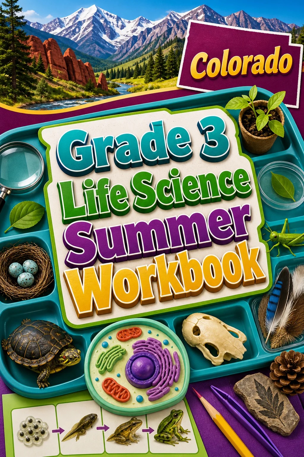 Colorado Grade 3 Life Science Summer Workbook