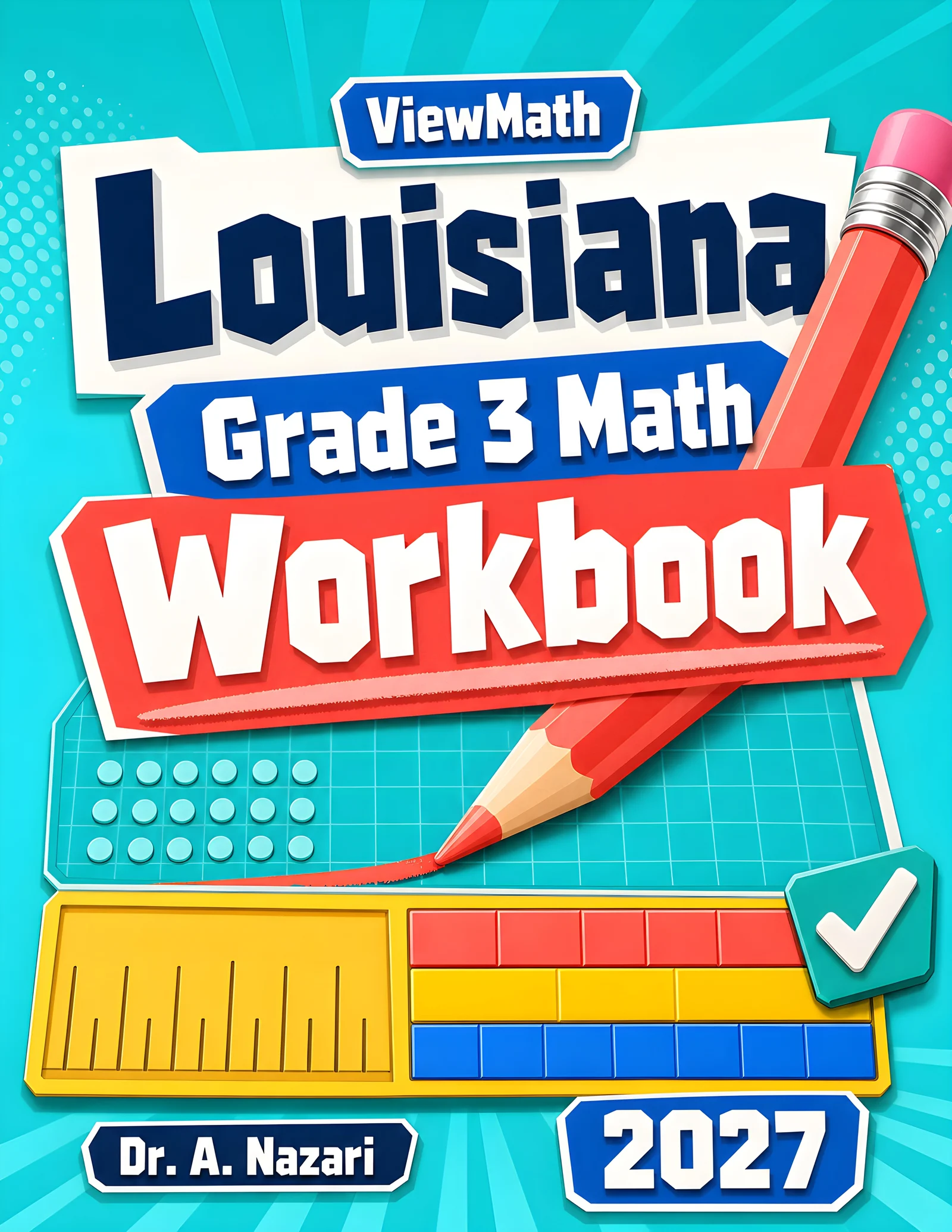 Louisiana LEAP 2025 Grade 3 Math Workbook