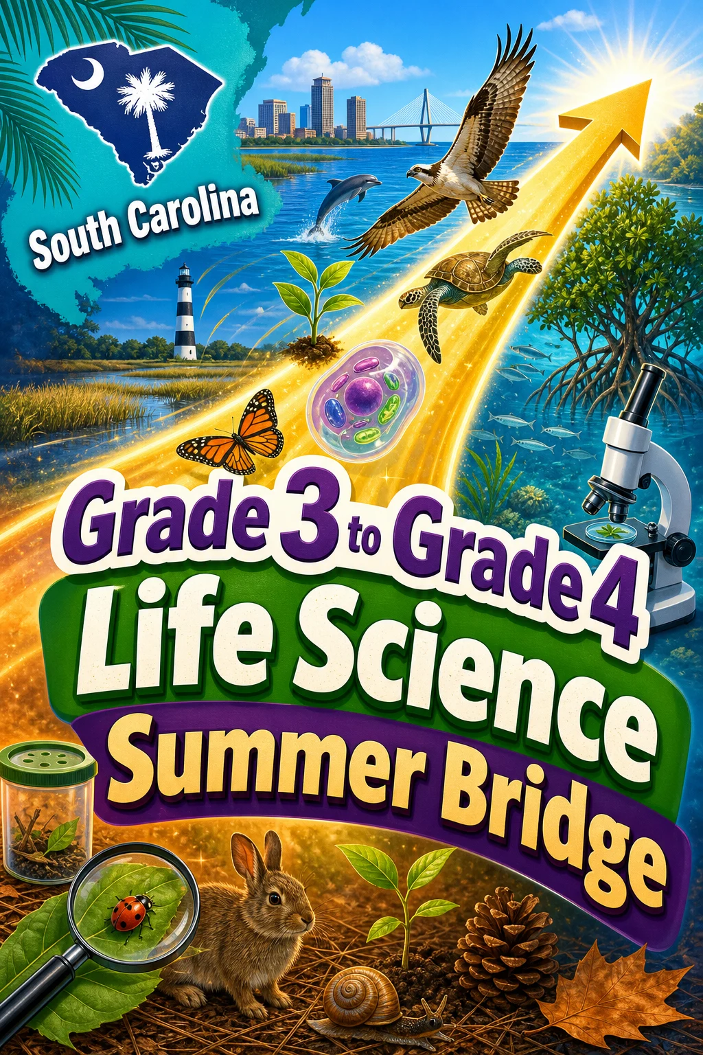 South Carolina Grade 3 to Grade 4 Life Science Summer Bridge