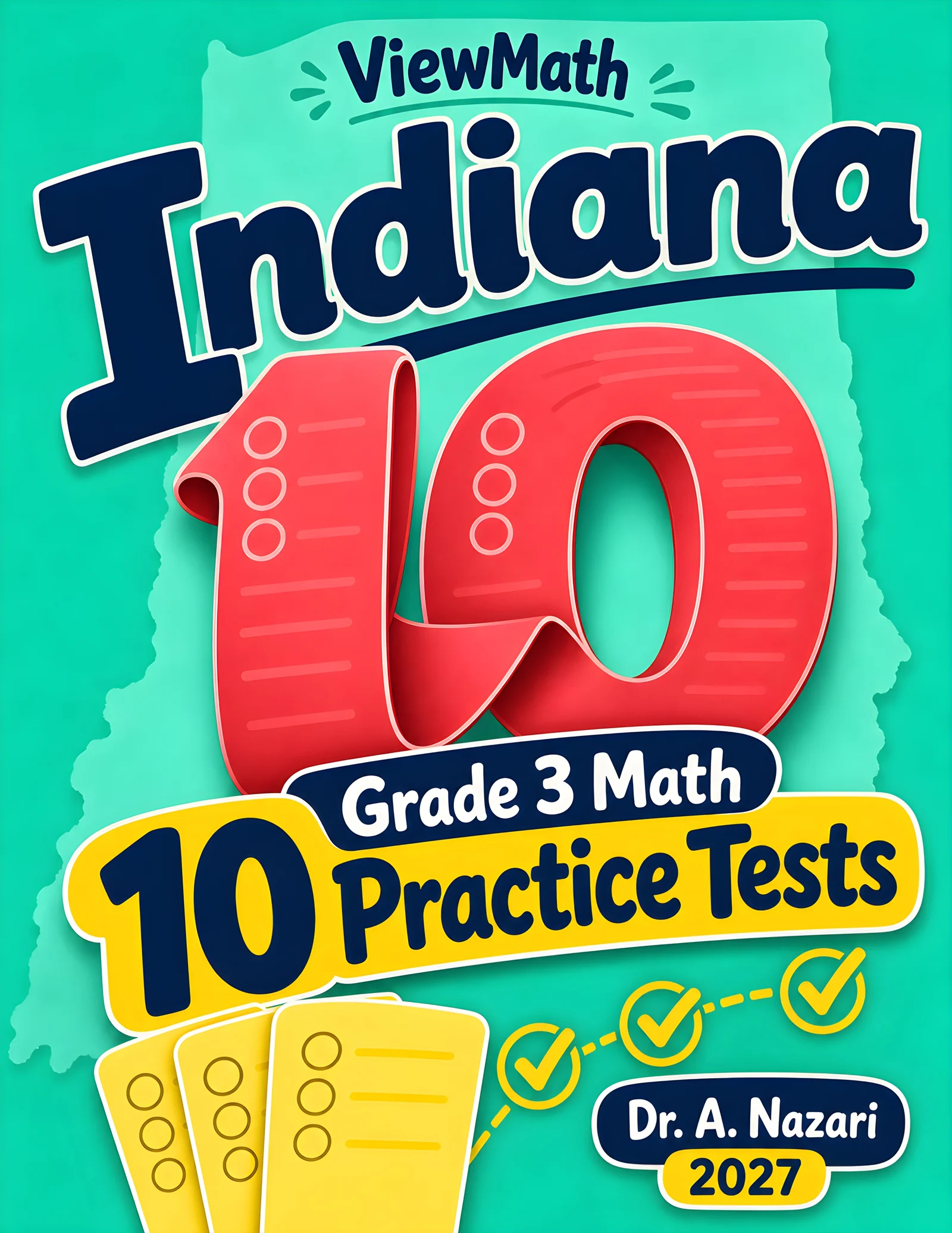 10 Indiana ILEARN Grade 3 Math Practice Tests
