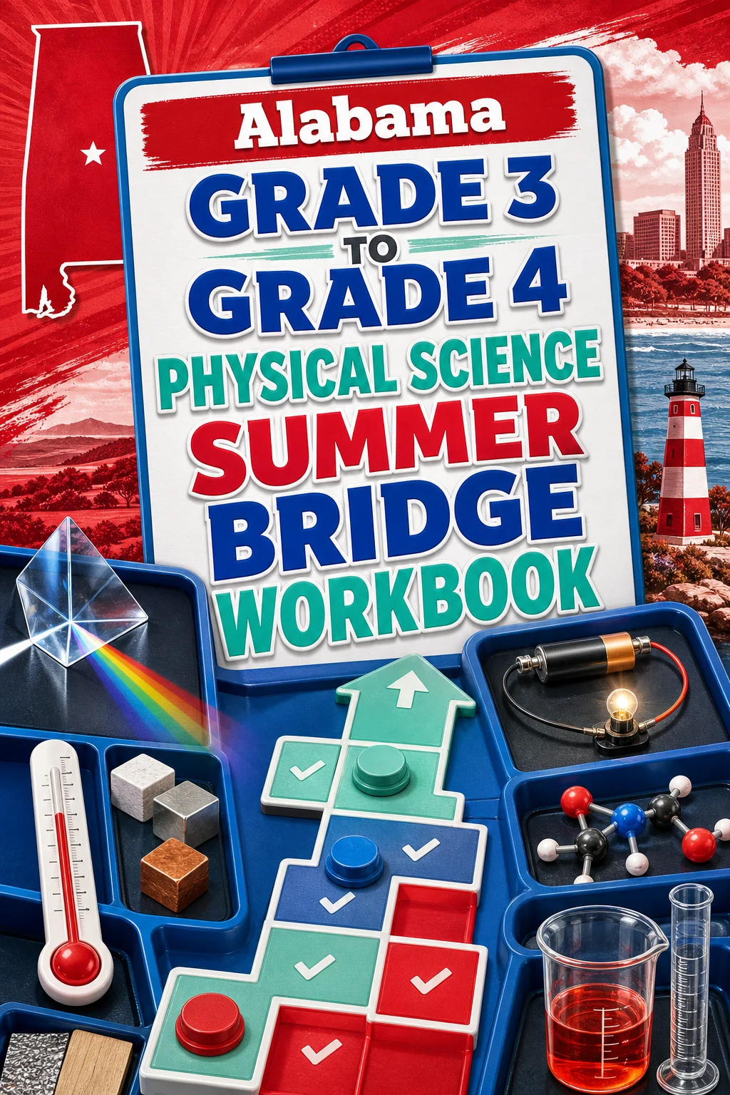 Alabama Grade 3 to Grade 4 Physical Science Summer Bridge Workbook