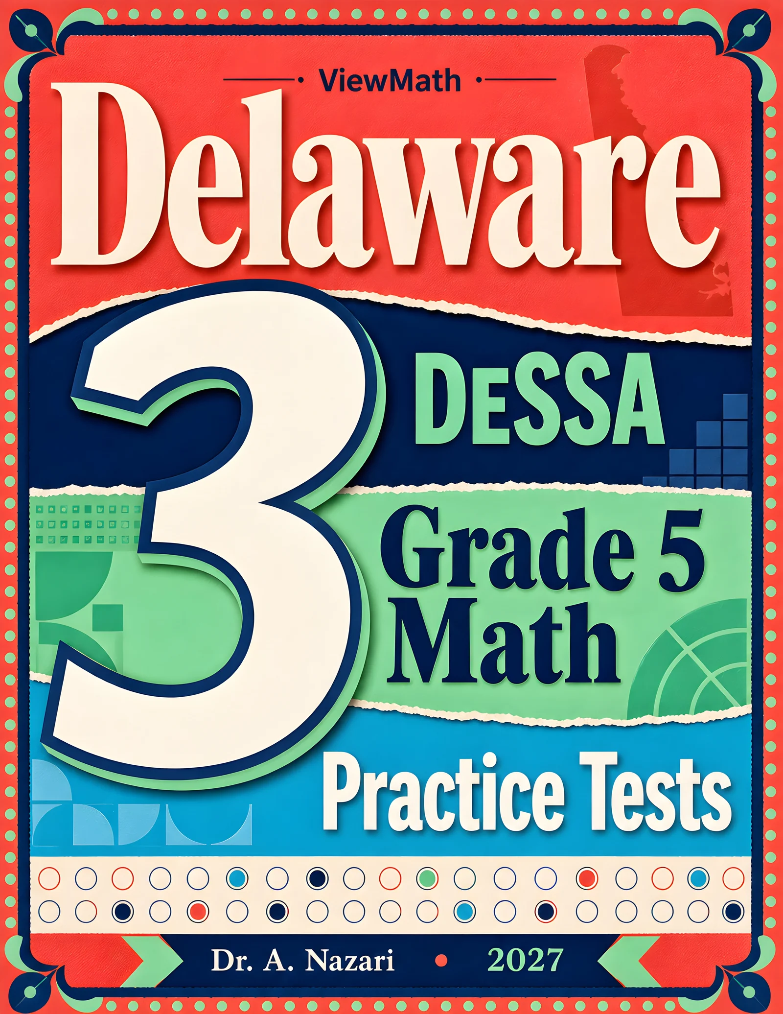 Delaware DeSSA Grade 5 Math Practice Tests Bundle: 25 Unique Full-Length Tests