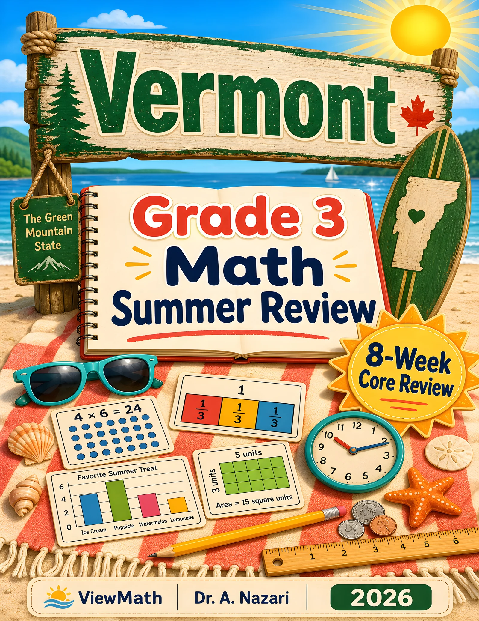 Vermont SBAC Grade 3 Math Summer Review