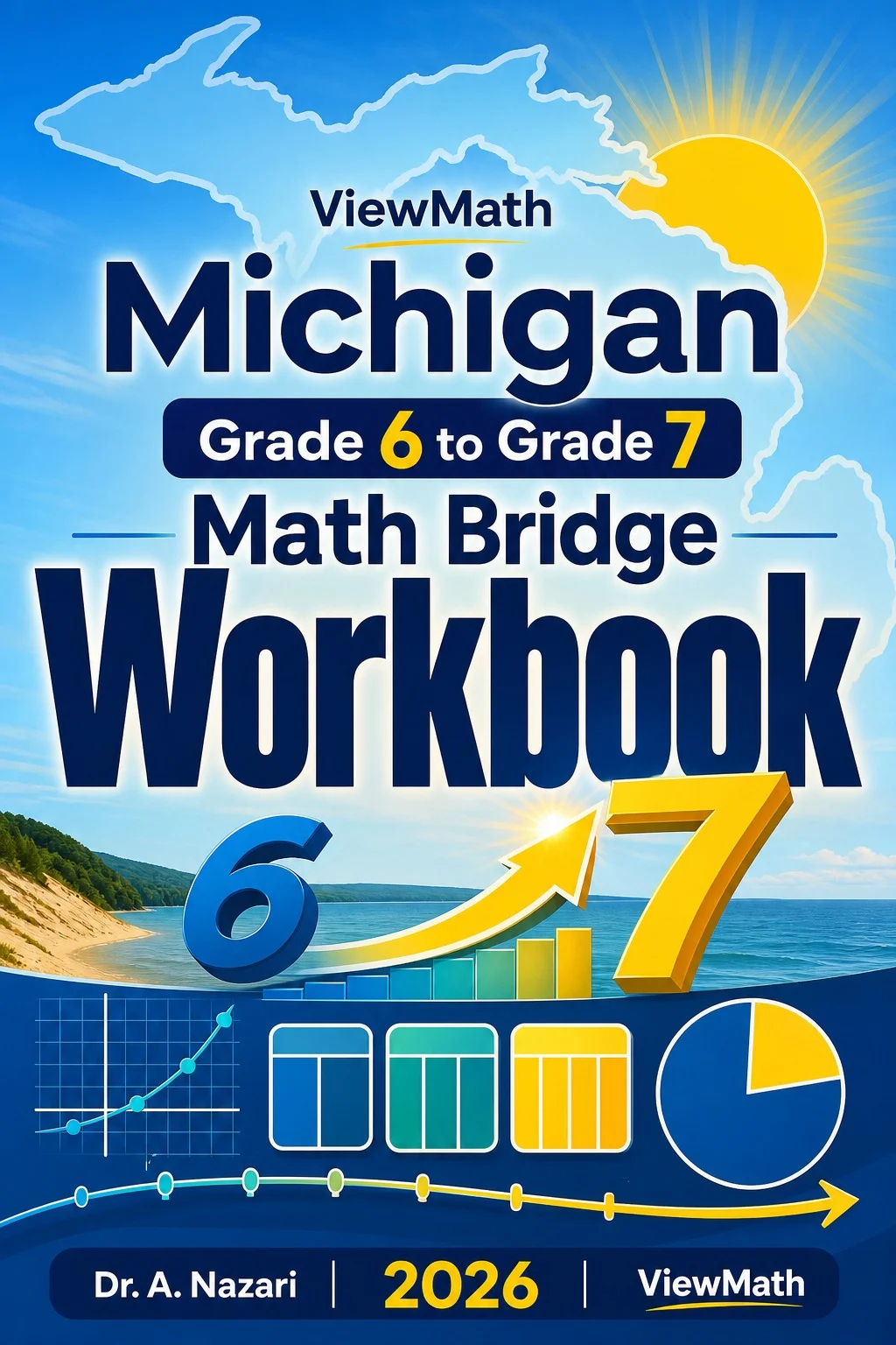 Michigan M-STEP Grade 6 Math Summer Bridge Workbook