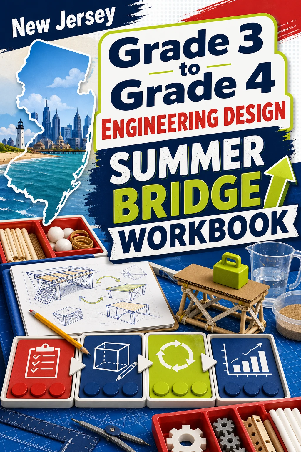 New Jersey Grade 3 to Grade 4 Engineering Design Summer Bridge Workbook