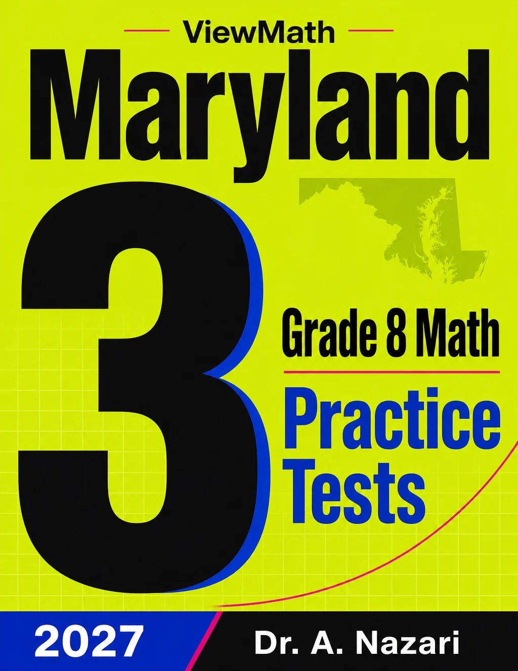 Maryland MCAP Grade 8 Math Practice Tests Bundle: 25 Unique Full-Length Tests