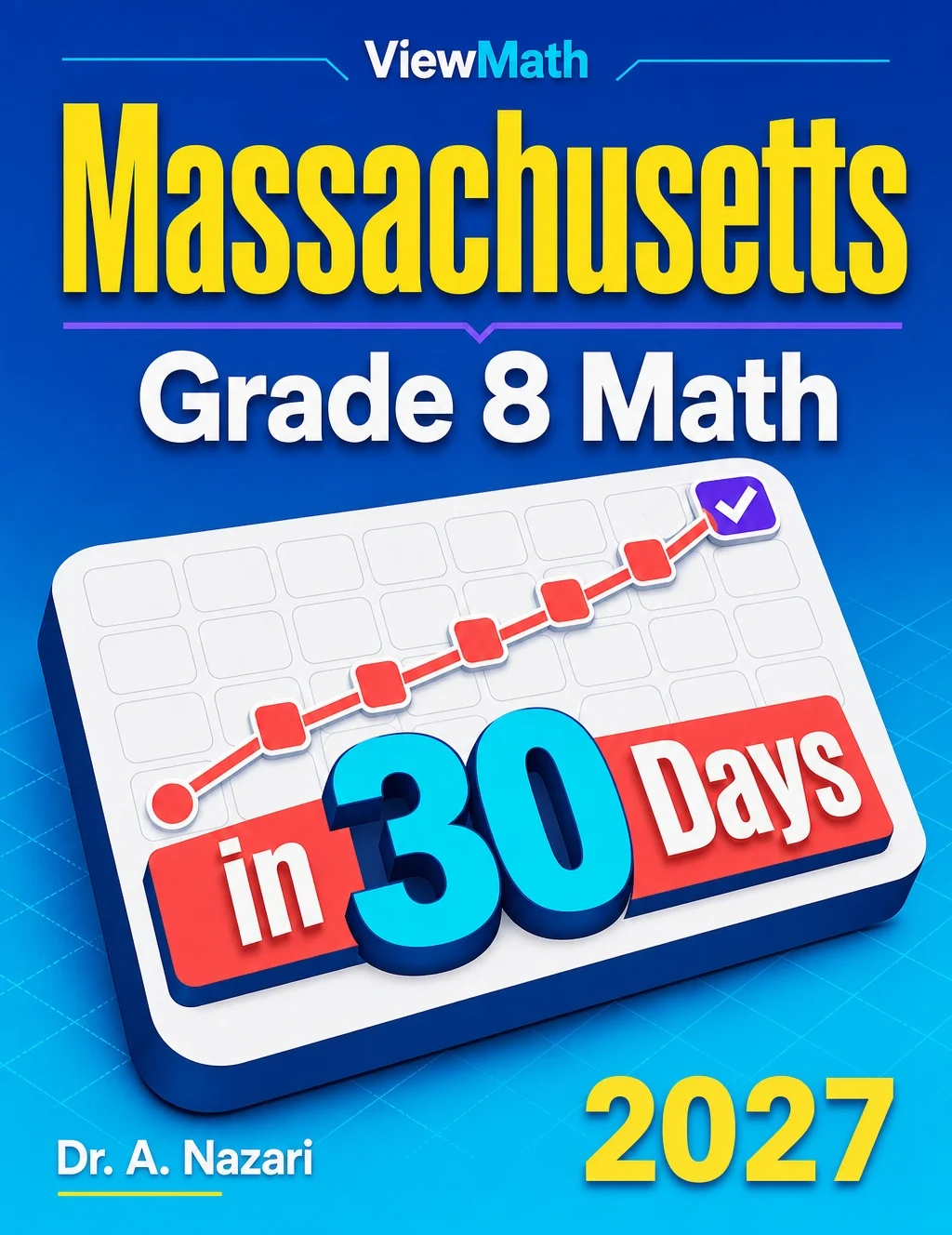 Massachusetts MCAS Grade 8 Math in 30 Days