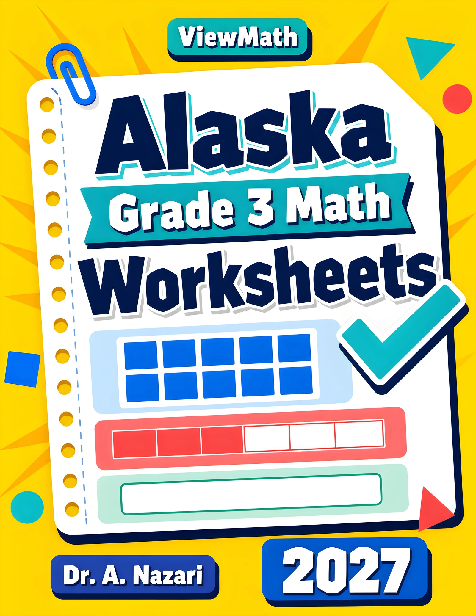 Alaska AK STAR Grade 3 Math Worksheets
