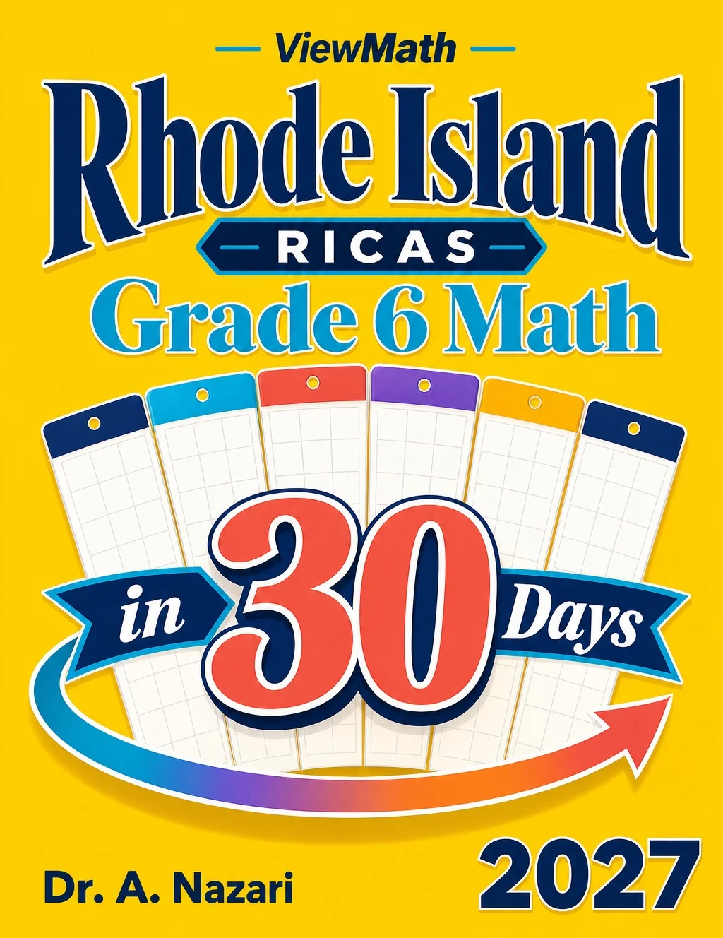 Rhode Island RICAS Grade 6 Math in 30 Days