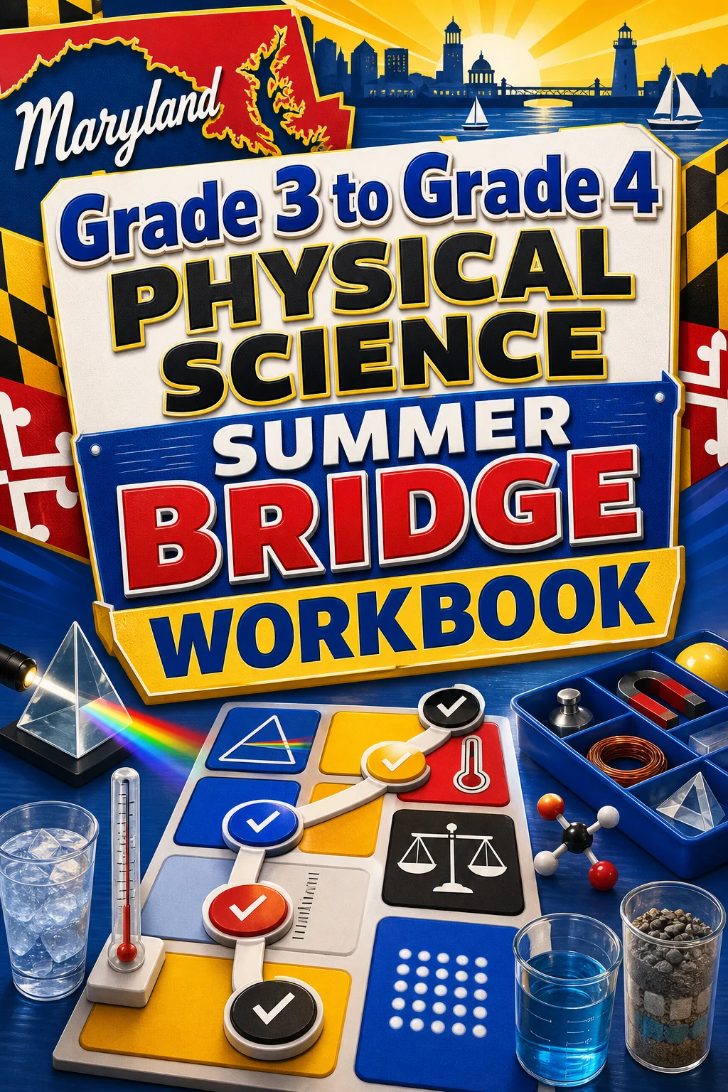 Maryland Grade 3 to Grade 4 Physical Science Summer Bridge Workbook