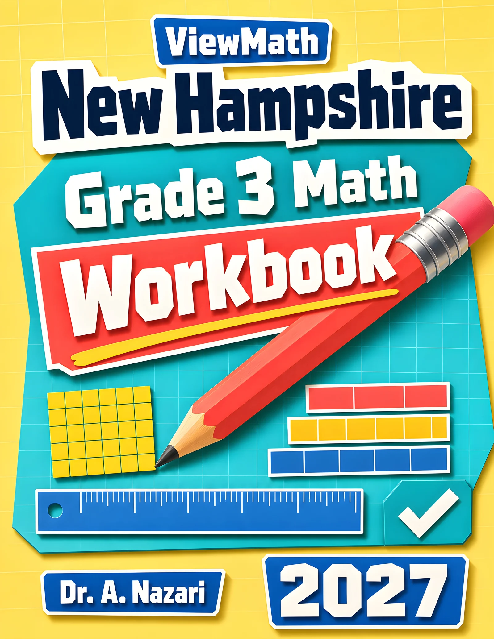 New Hampshire NH SAS Grade 3 Math Workbook