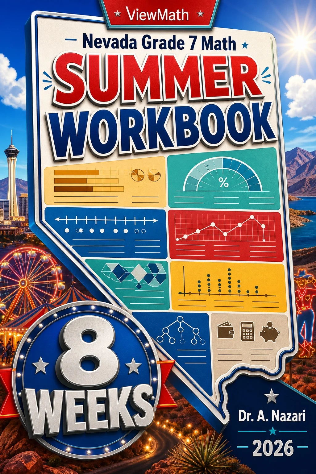Nevada SBAC Grade 7 Math Summer Review Workbook