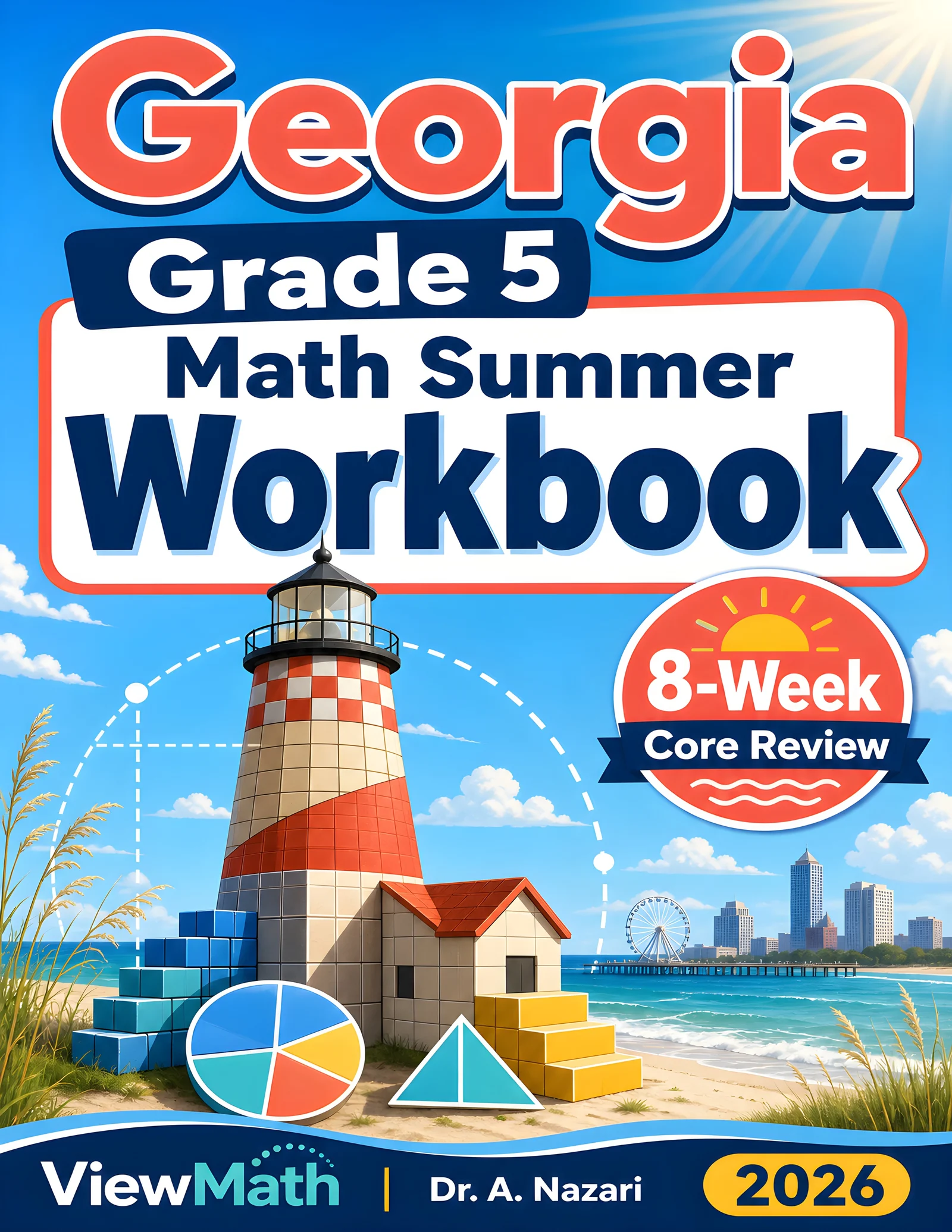 Georgia Milestones Grade 5 Math Summer Review Workbook