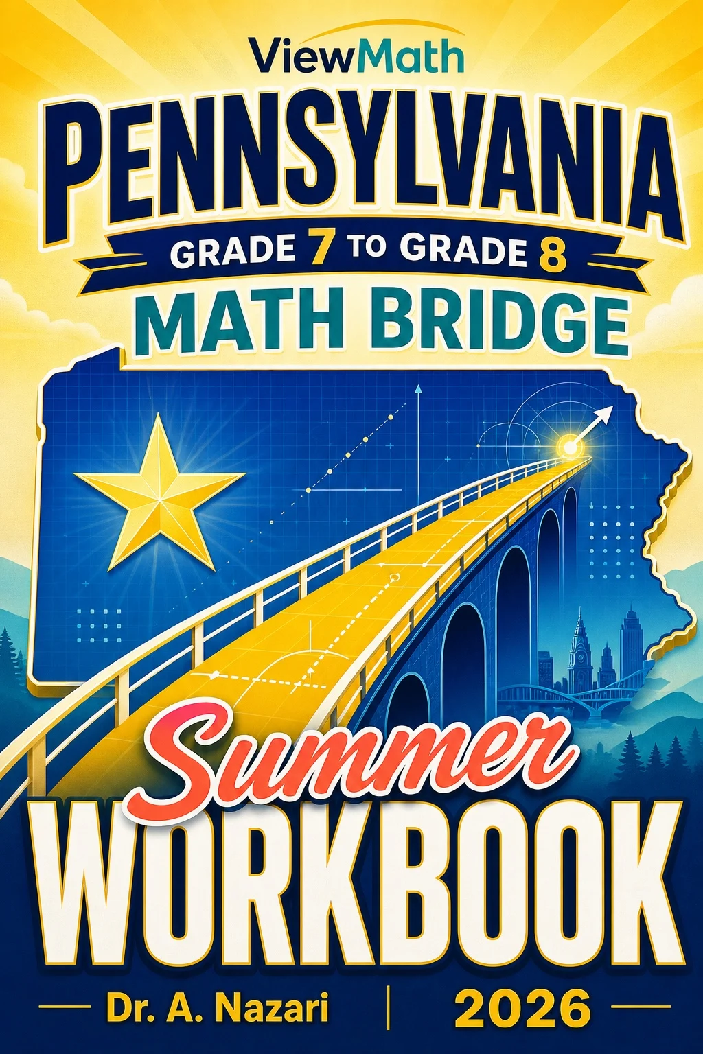 Pennsylvania PSSA Grade 7 to Grade 8 Math Summer Bridge Workbook