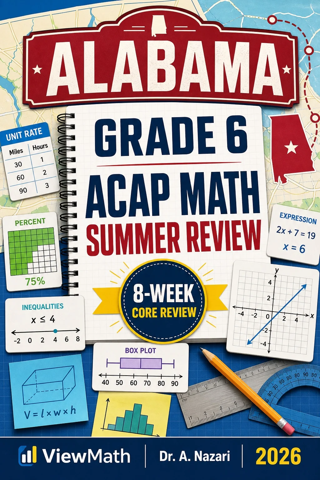 Alabama ACAP Grade 6 Math Summer Review
