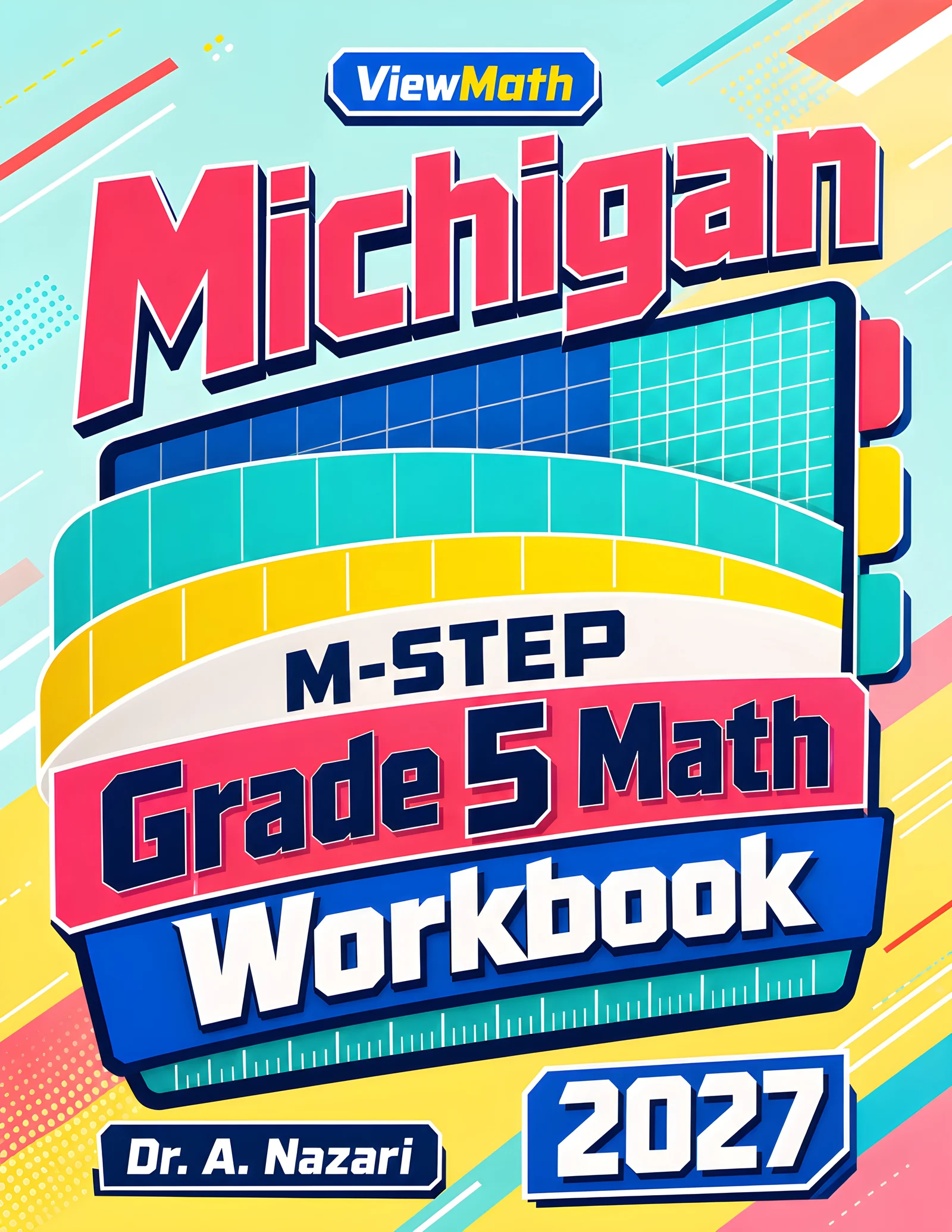 Michigan M-STEP Grade 5 Math Workbook