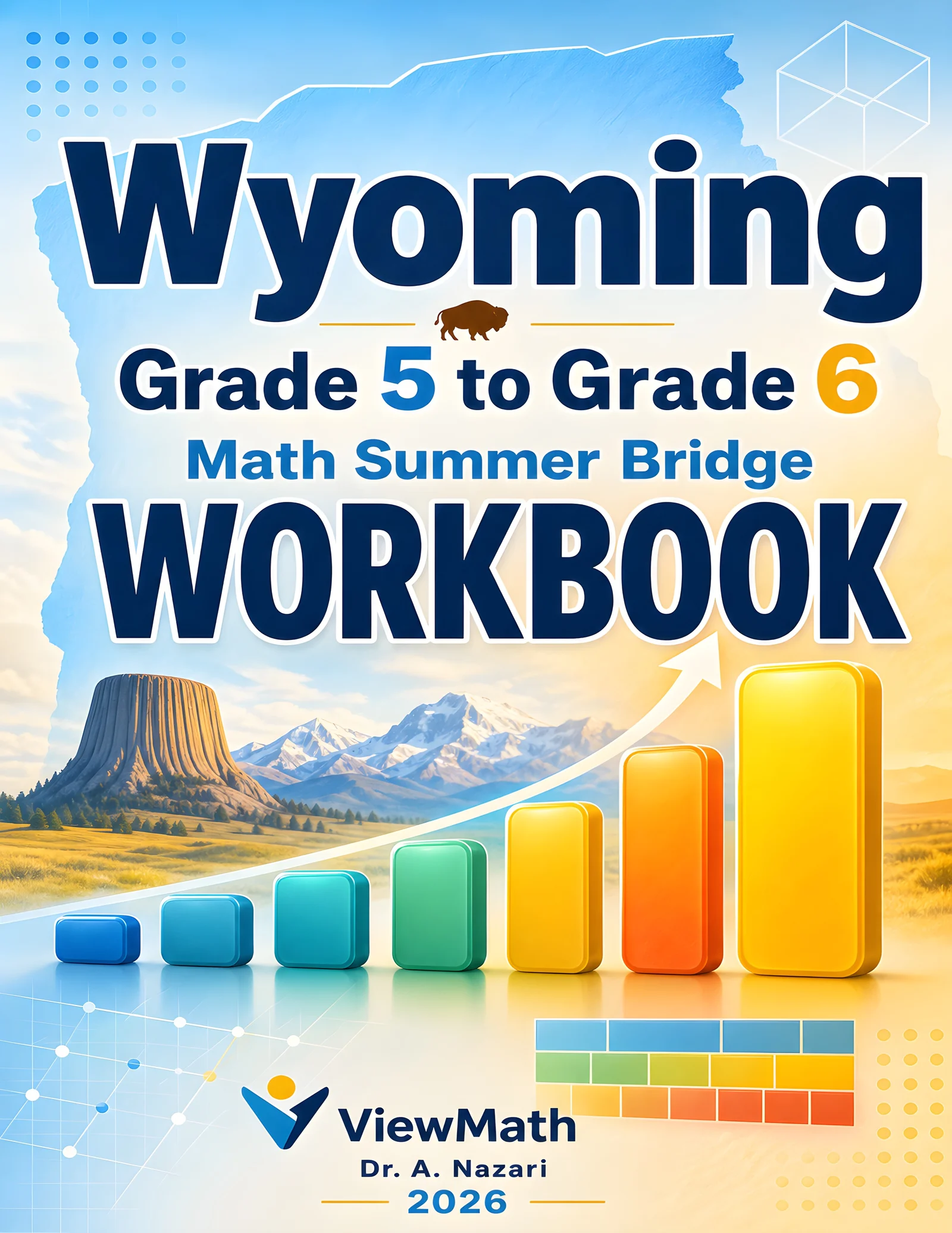 Wyoming WY-TOPP Grade 5 Math Summer Bridge Workbook