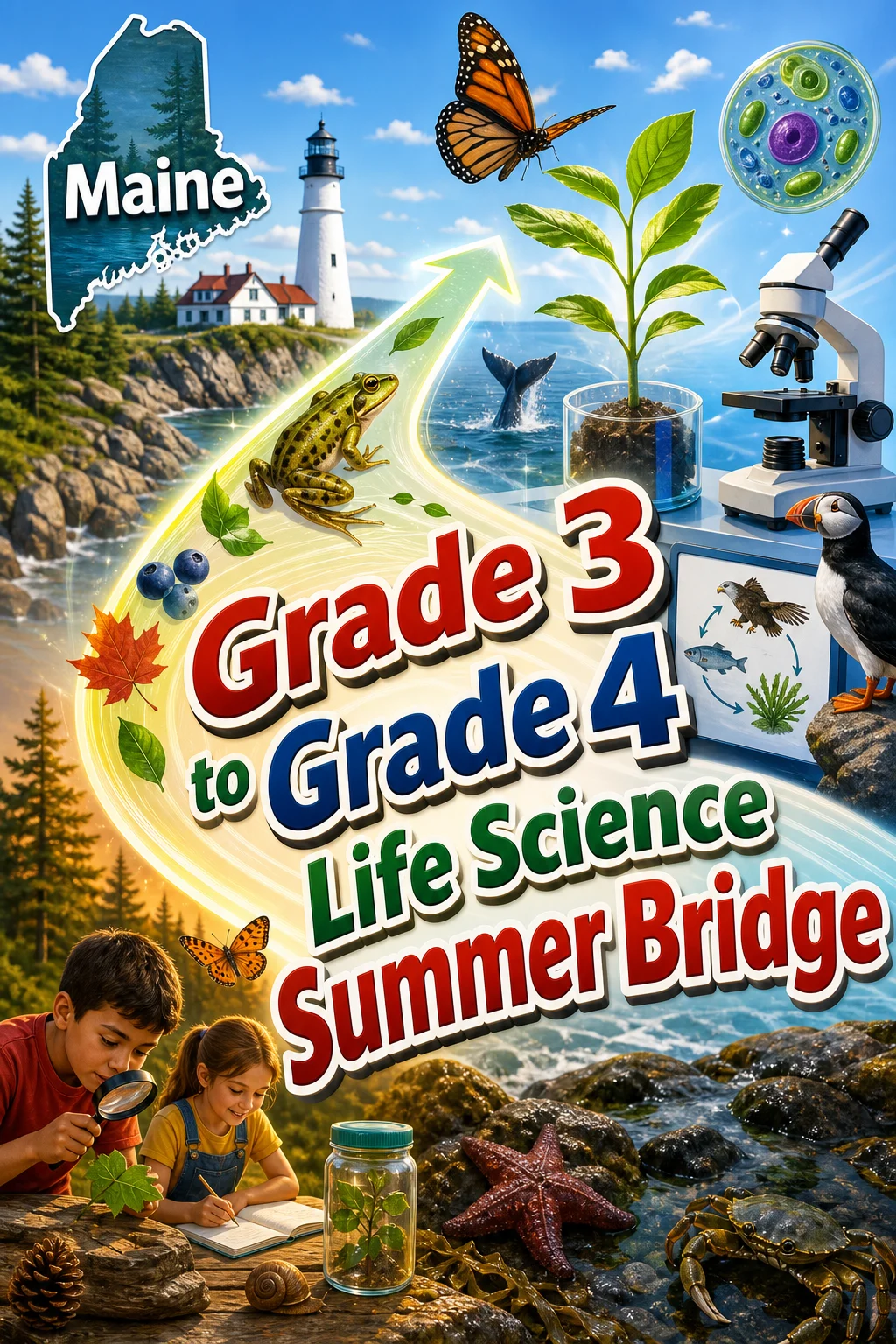 Maine Grade 3 to Grade 4 Life Science Summer Bridge