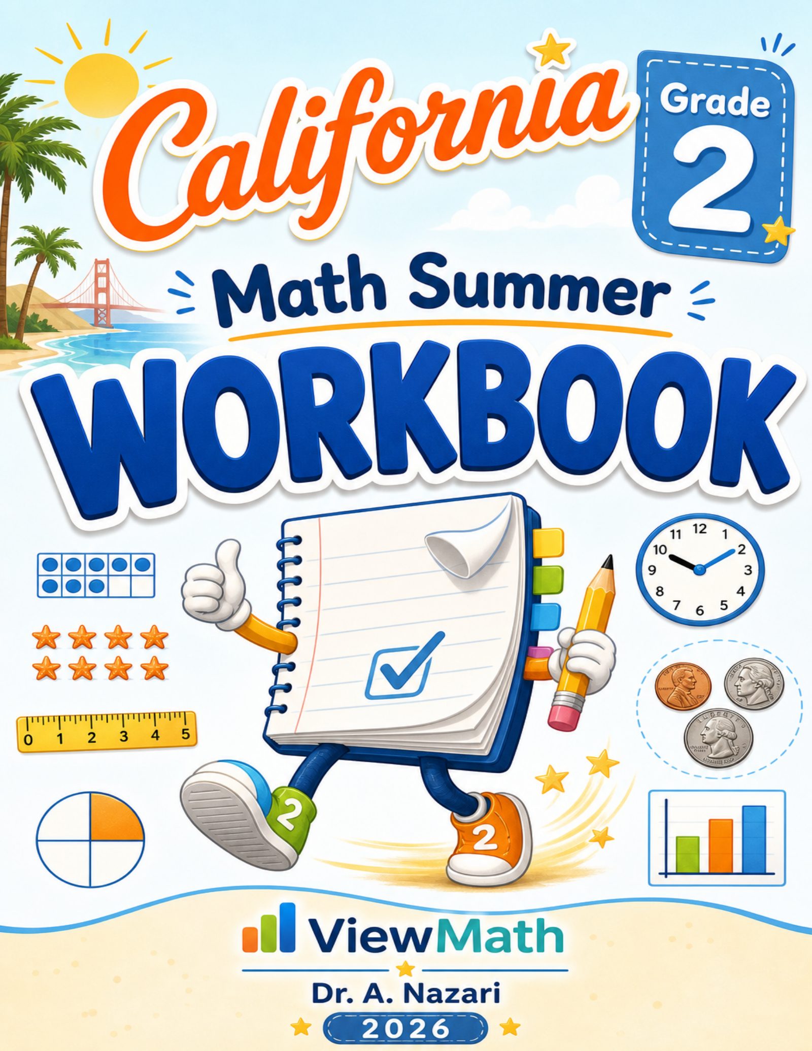 California Grade 2 Math Summer Workbook