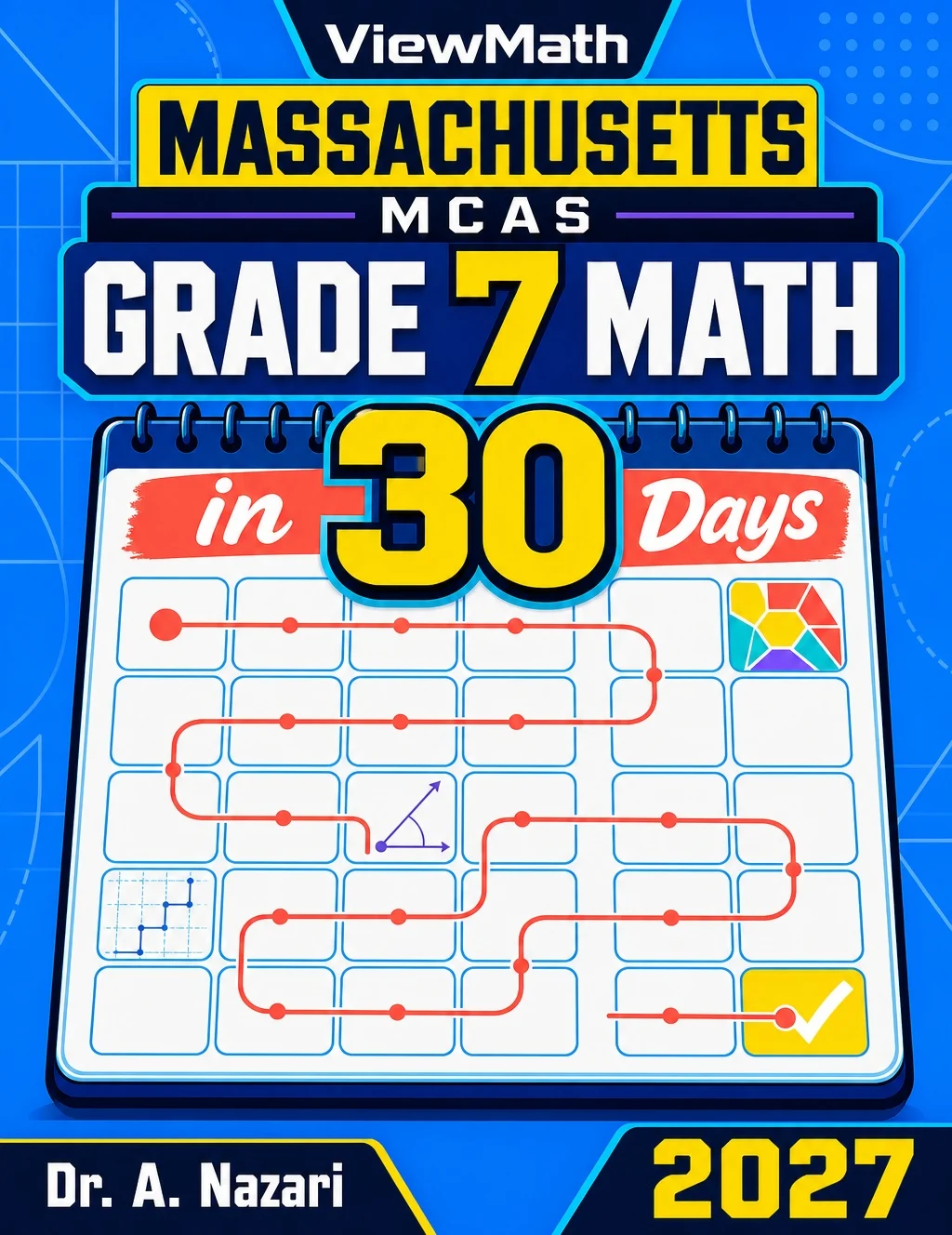 Massachusetts MCAS Grade 7 Math in 30 Days