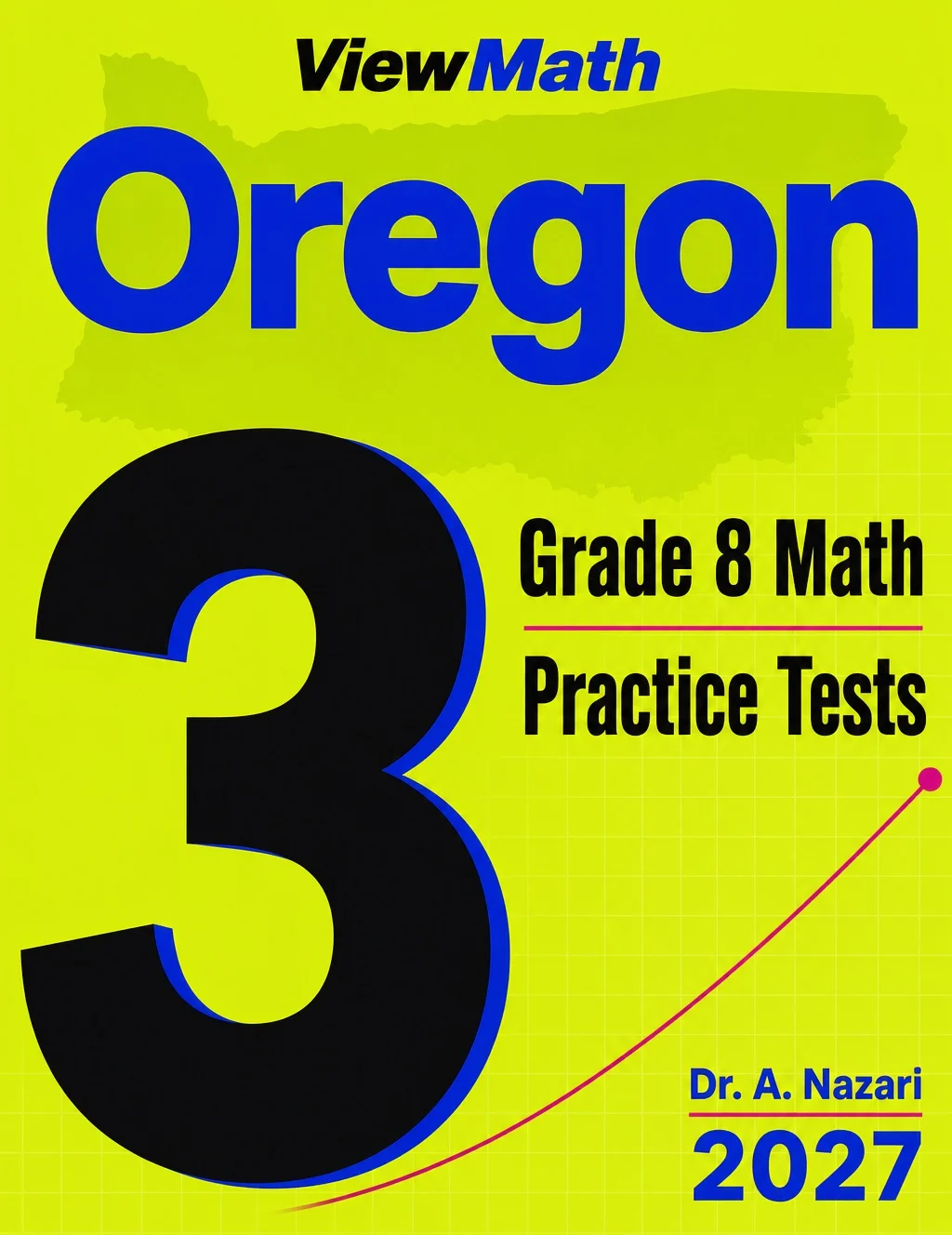 Oregon OSAS Grade 8 Math Practice Tests Bundle: 25 Unique Full-Length Tests