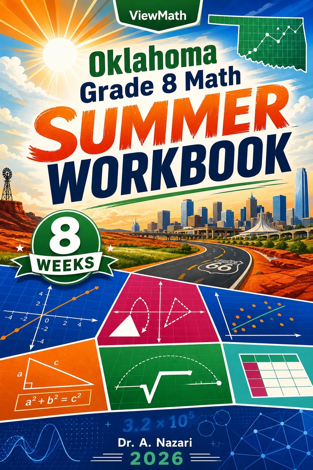 Oklahoma OSTP Grade 8 Math Summer Review Workbook