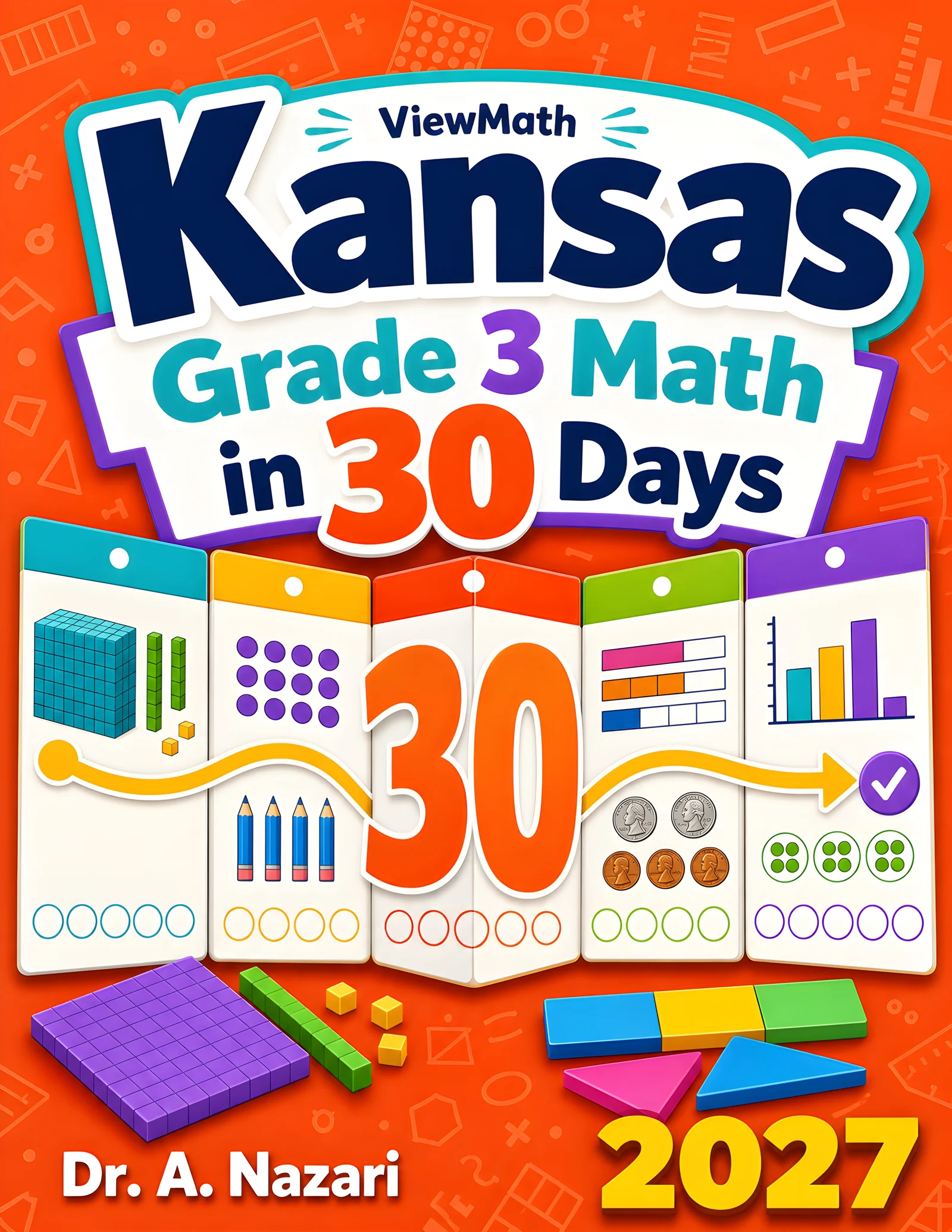 Kansas KAP Grade 3 Math in 30 Days