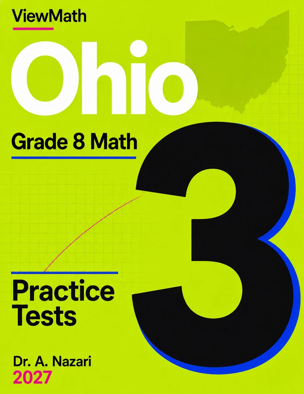 Ohio OST Grade 8 Math Practice Tests Bundle: 25 Unique Full-Length Tests