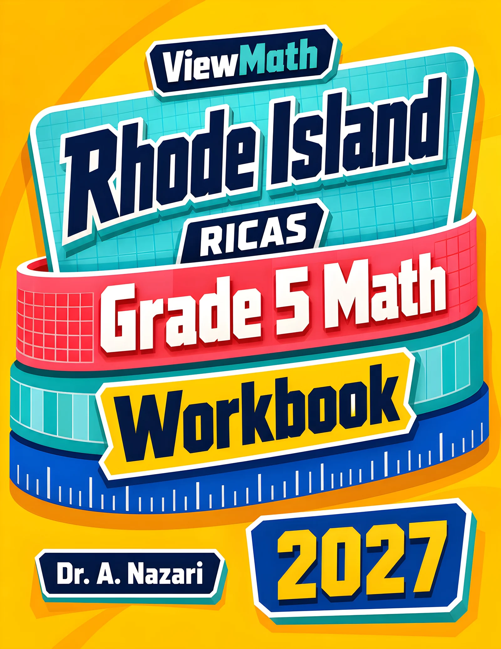 Rhode Island RICAS Grade 5 Math Workbook