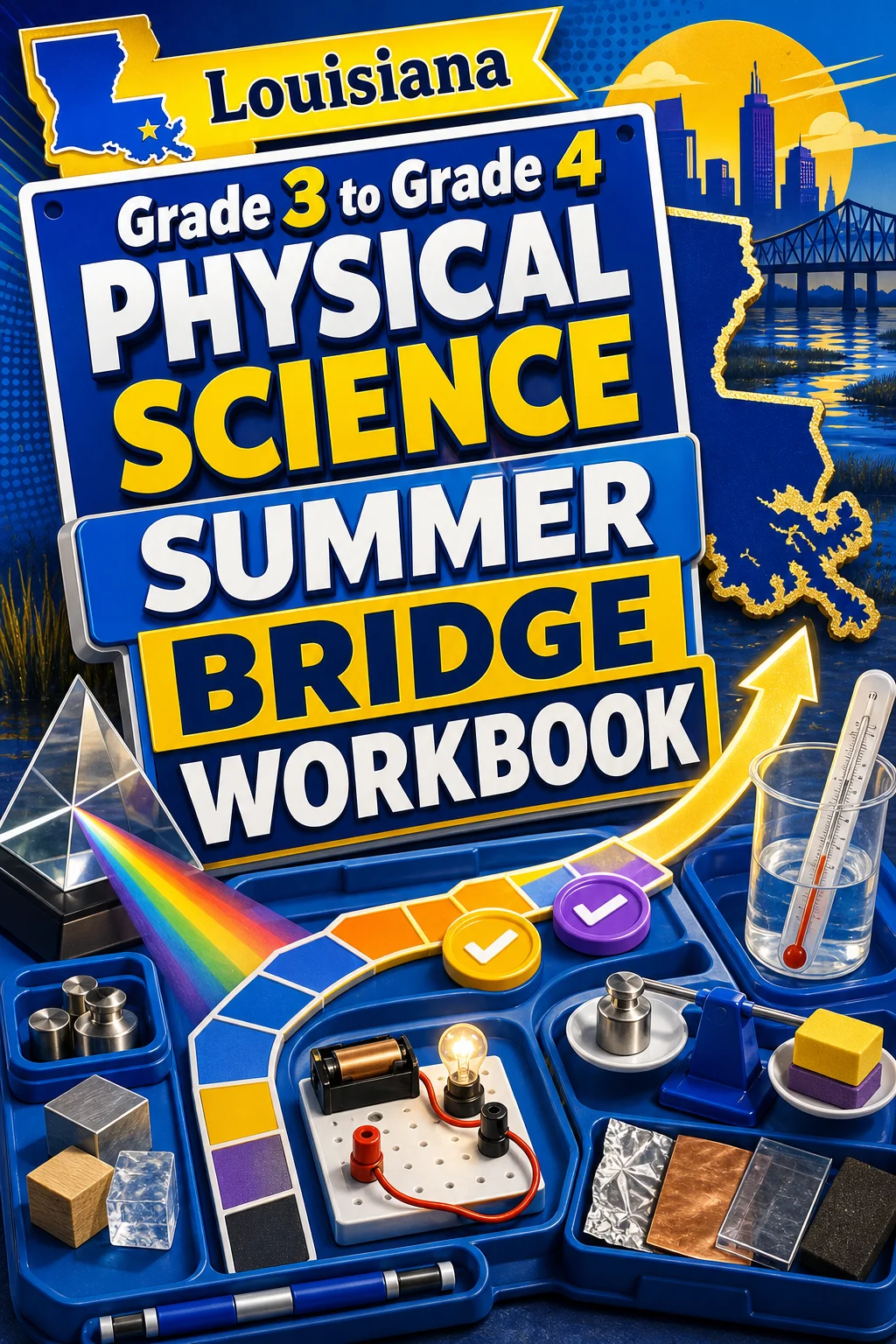 Louisiana Grade 3 to Grade 4 Physical Science Summer Bridge Workbook