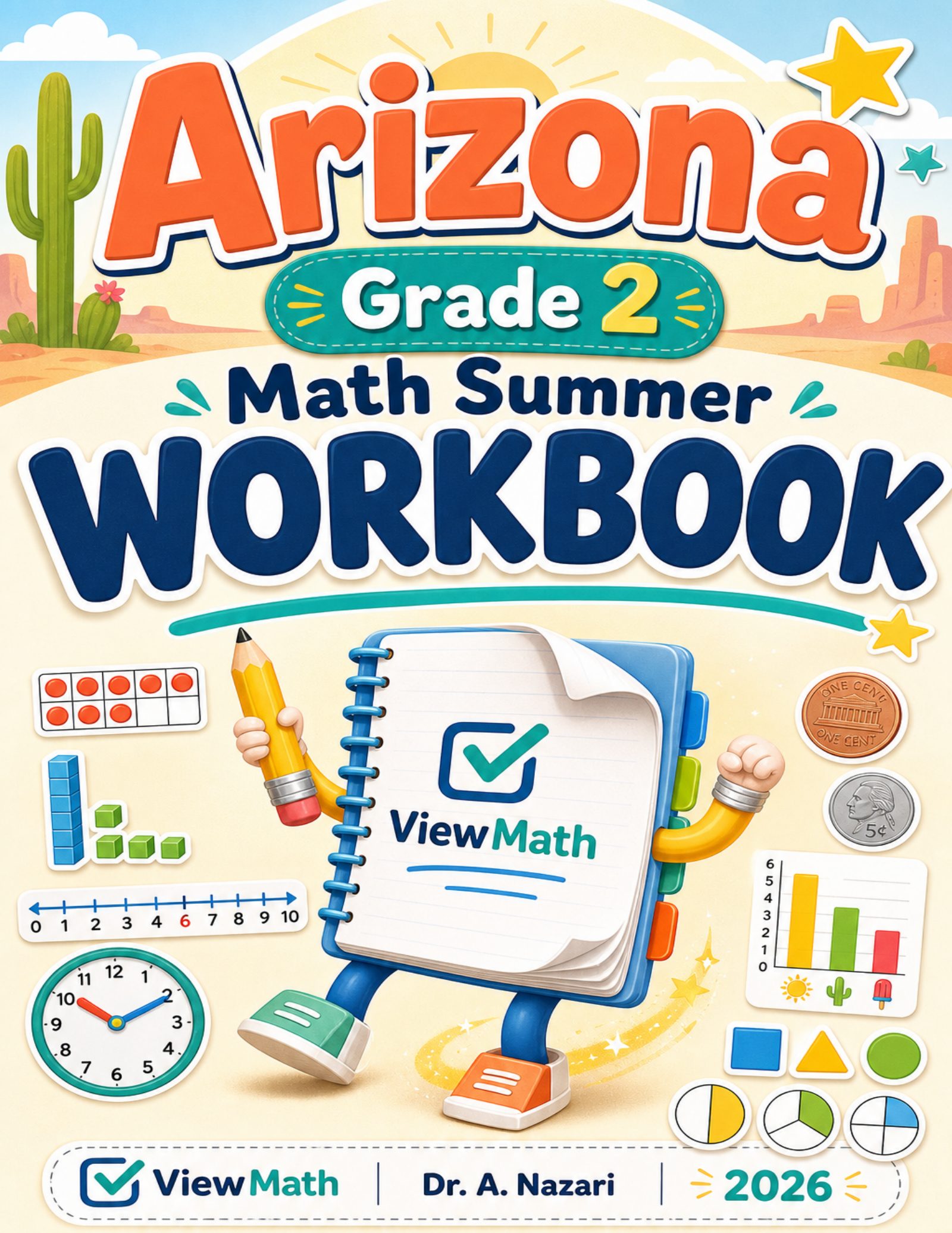 Arizona Grade 2 Math Summer Workbook