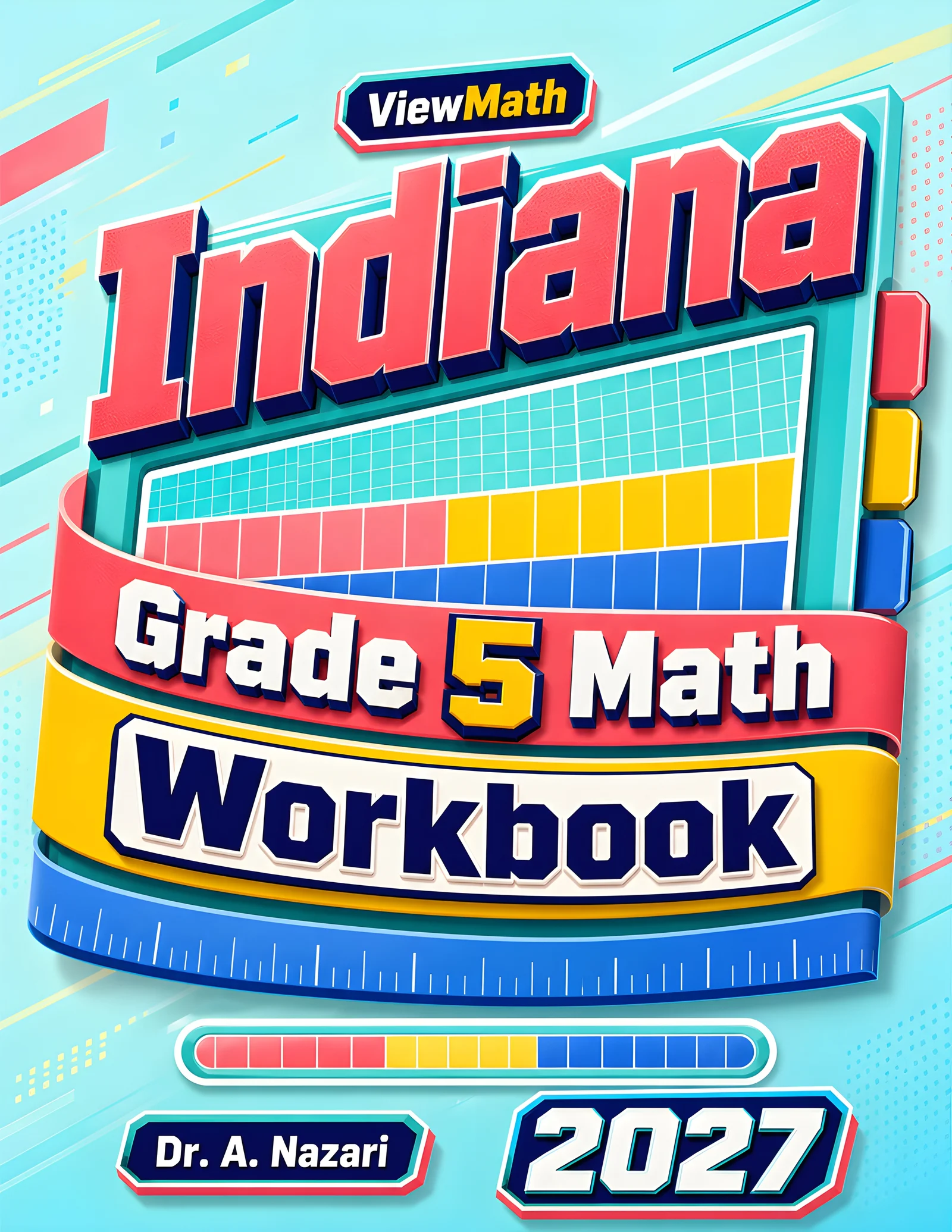 Indiana ILEARN Grade 5 Math Workbook