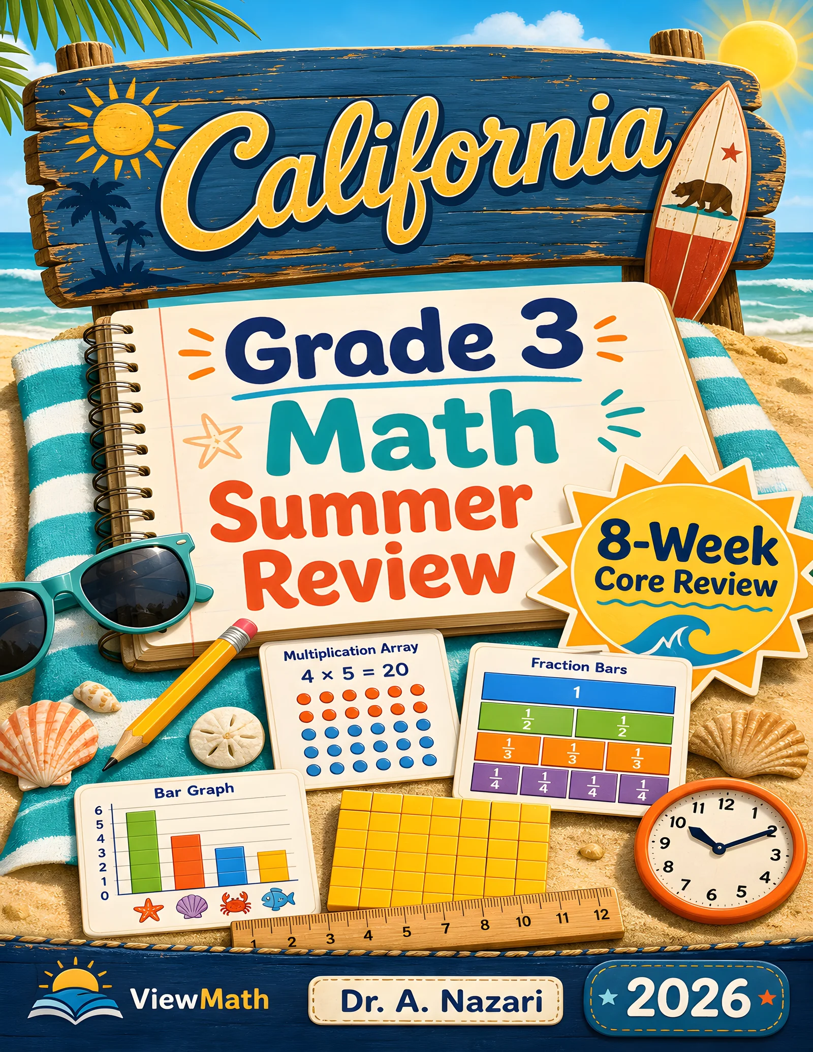 California CAASPP Grade 3 Math Summer Review