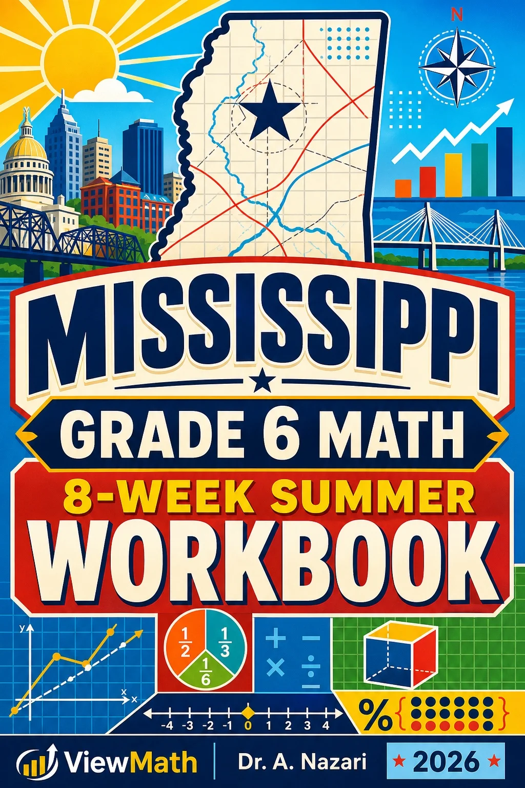 Mississippi MAAP Grade 6 Math Summer Review Workbook
