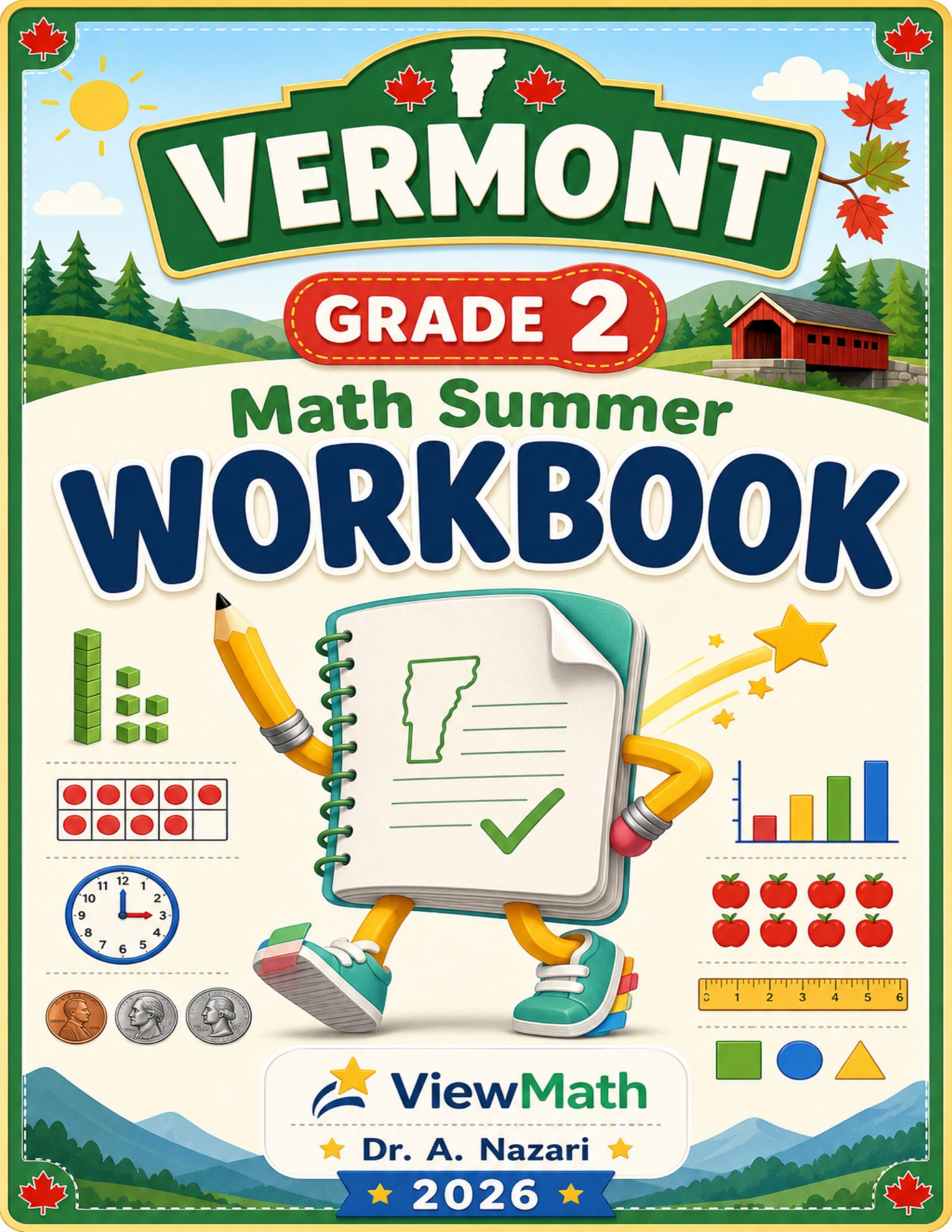 Vermont Grade 2 Math Summer Workbook