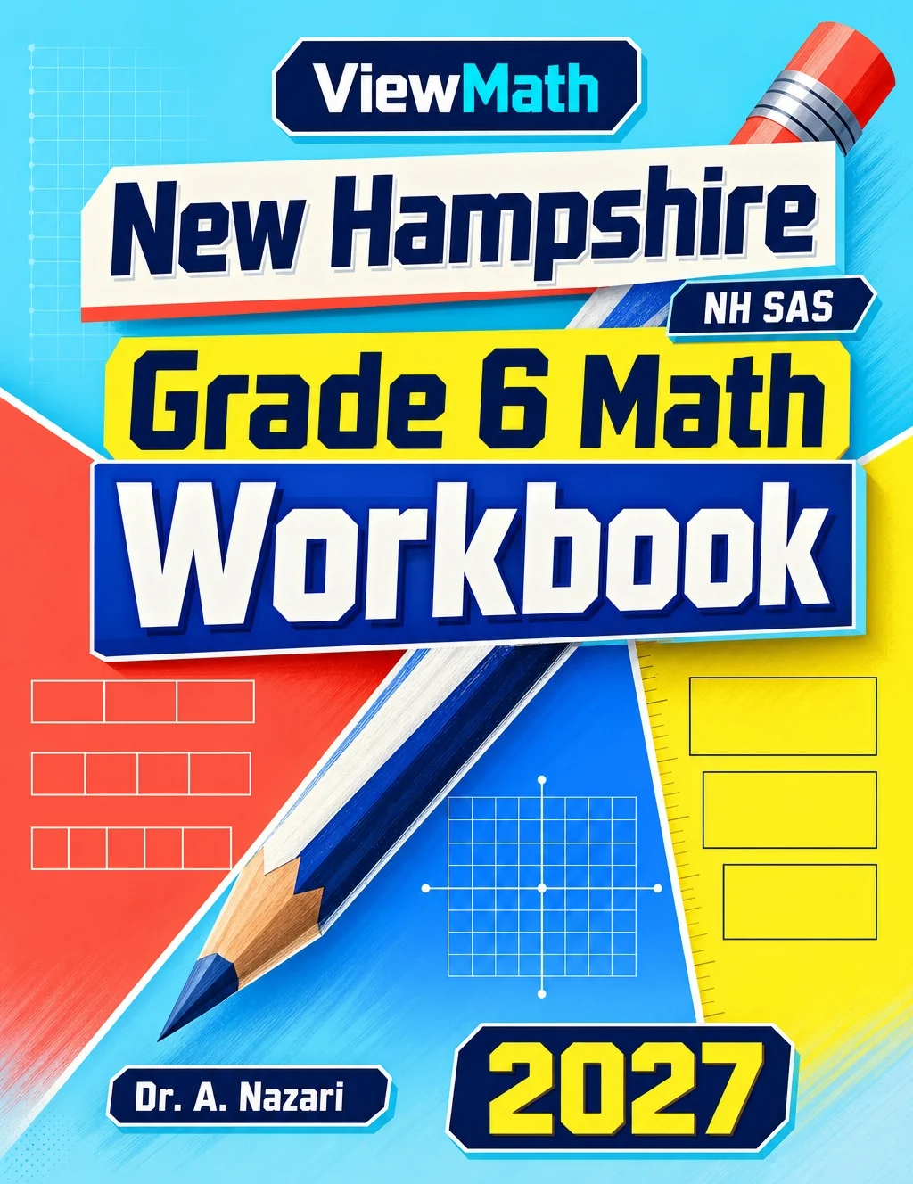 New Hampshire NH SAS Grade 6 Math Workbook