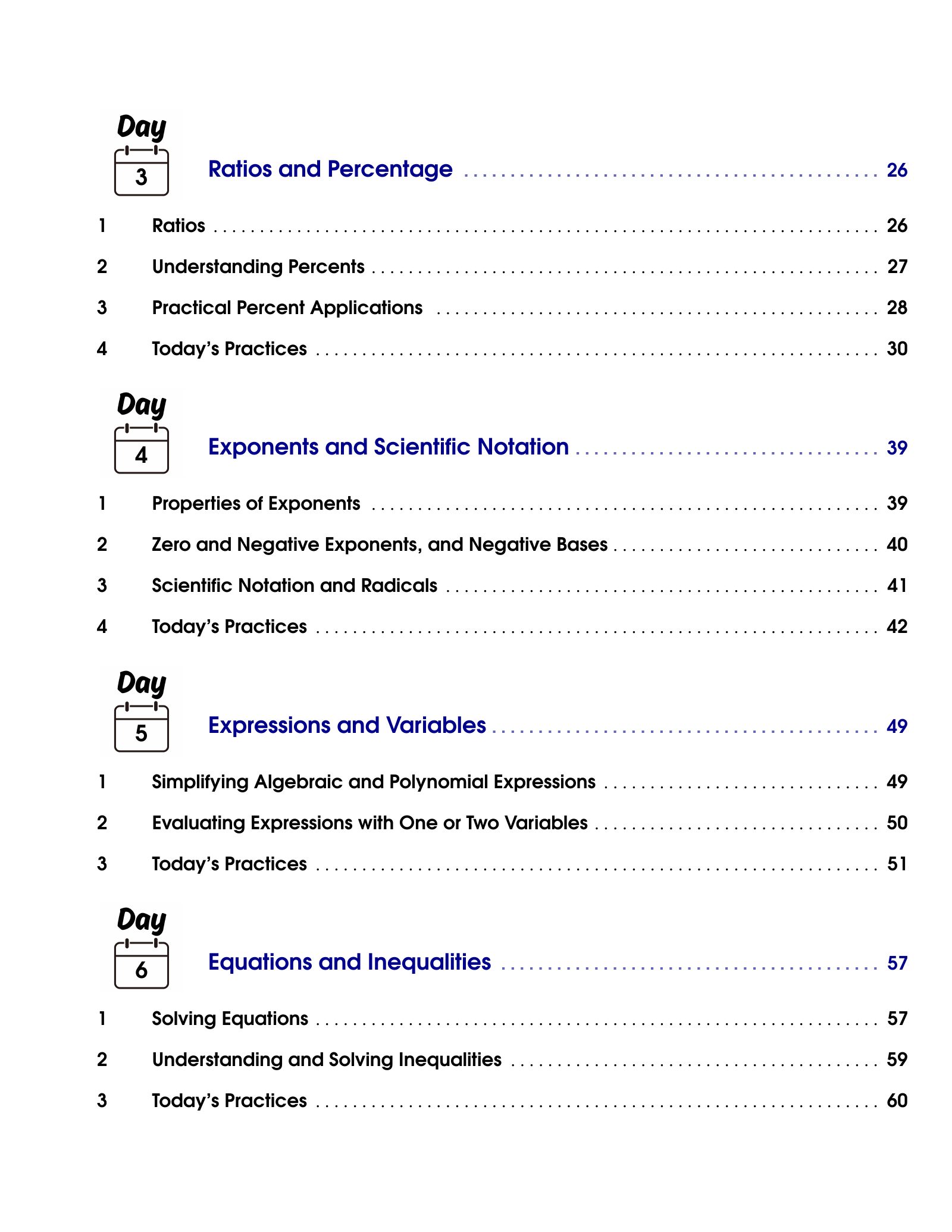 Representative ViewMath book learning or practice page
