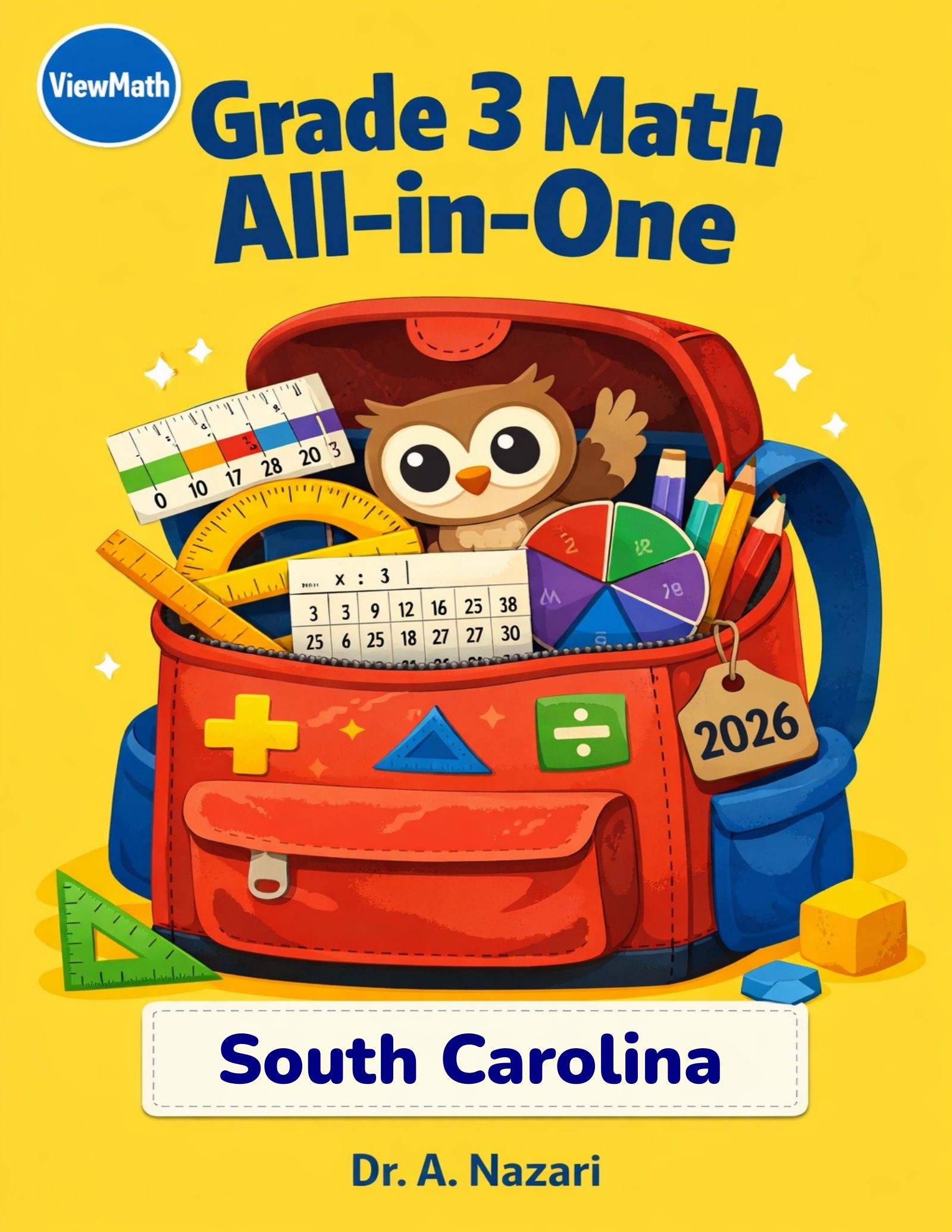 South Carolina SC READY Grade 3 Math All-in-One