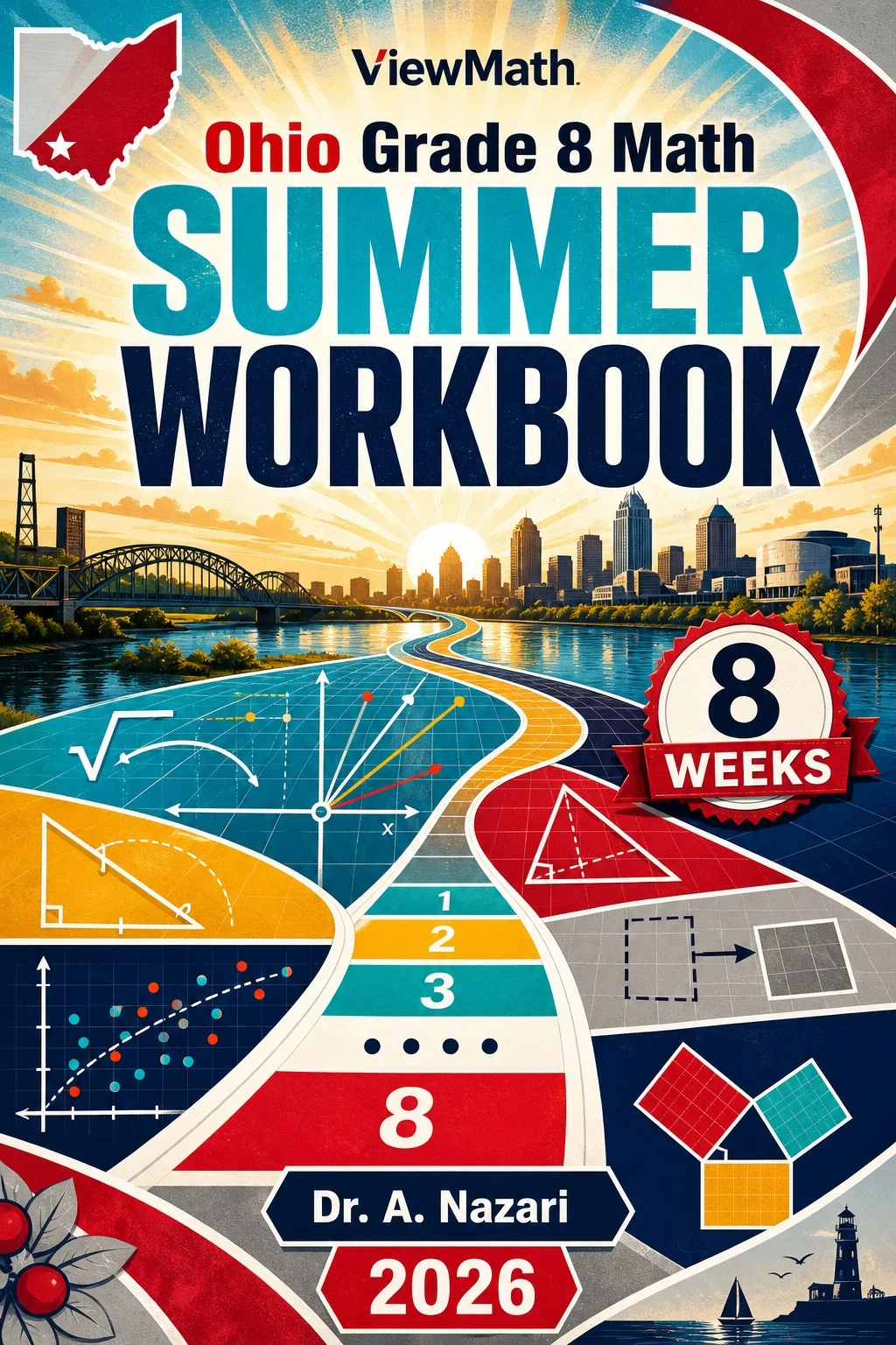 Ohio OST Grade 8 Math Summer Review Workbook