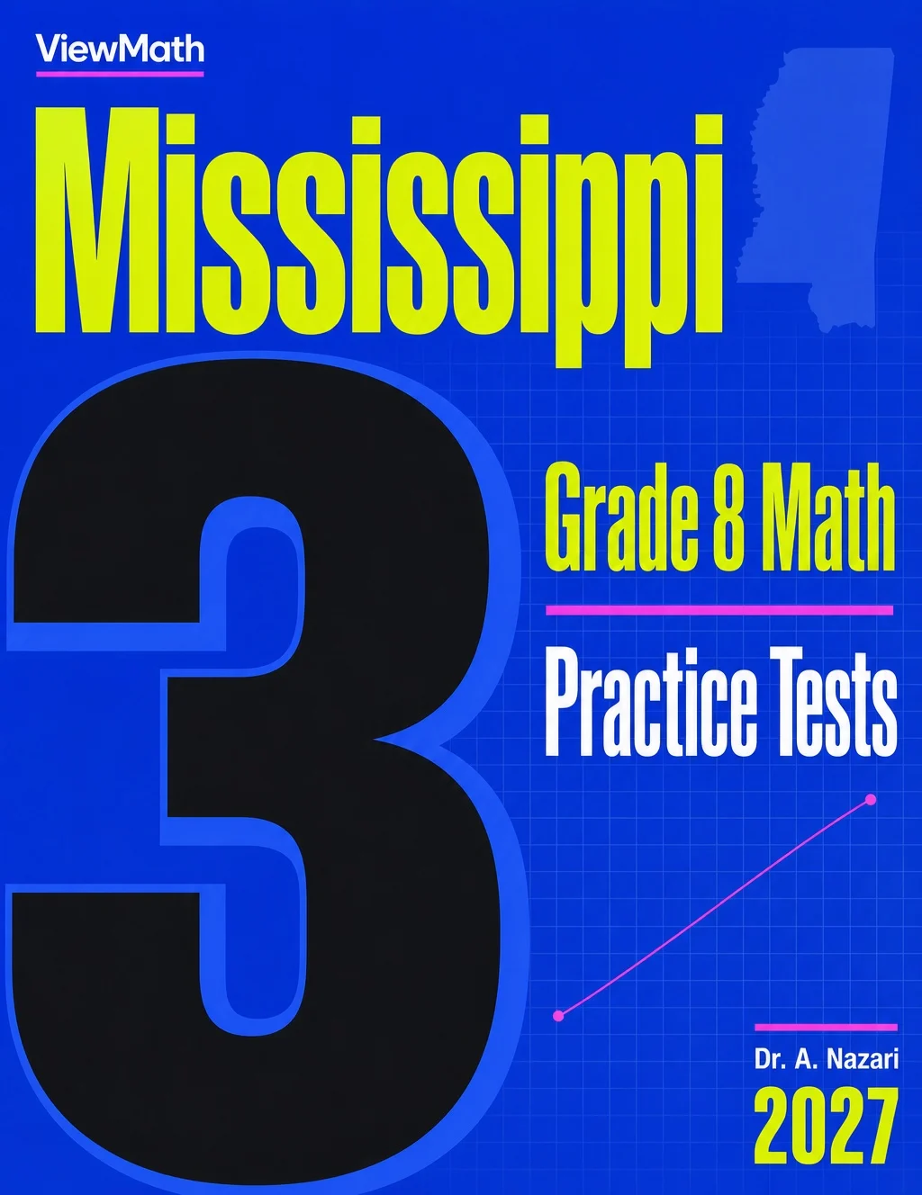 Mississippi MAAP Grade 8 Math Practice Tests Bundle: 25 Unique Full-Length Tests