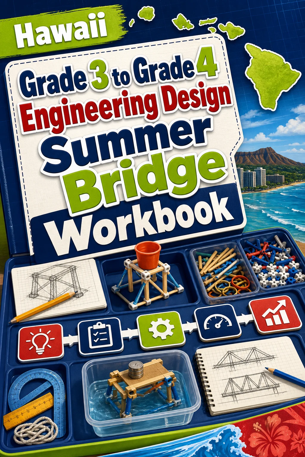 Hawaii Grade 3 to Grade 4 Engineering Design Summer Bridge Workbook