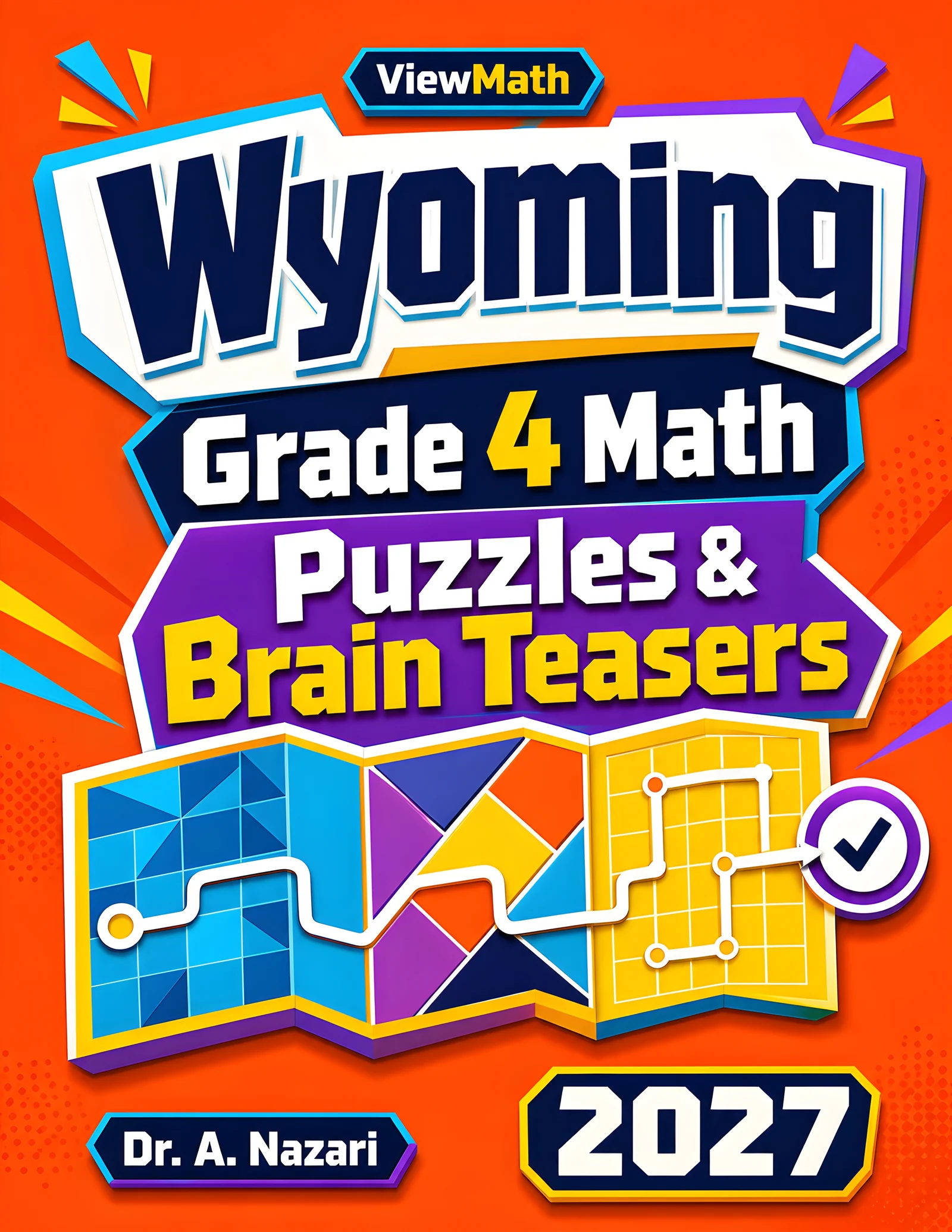 Wyoming WY-TOPP Grade 4 Math Puzzles and Brain Teasers