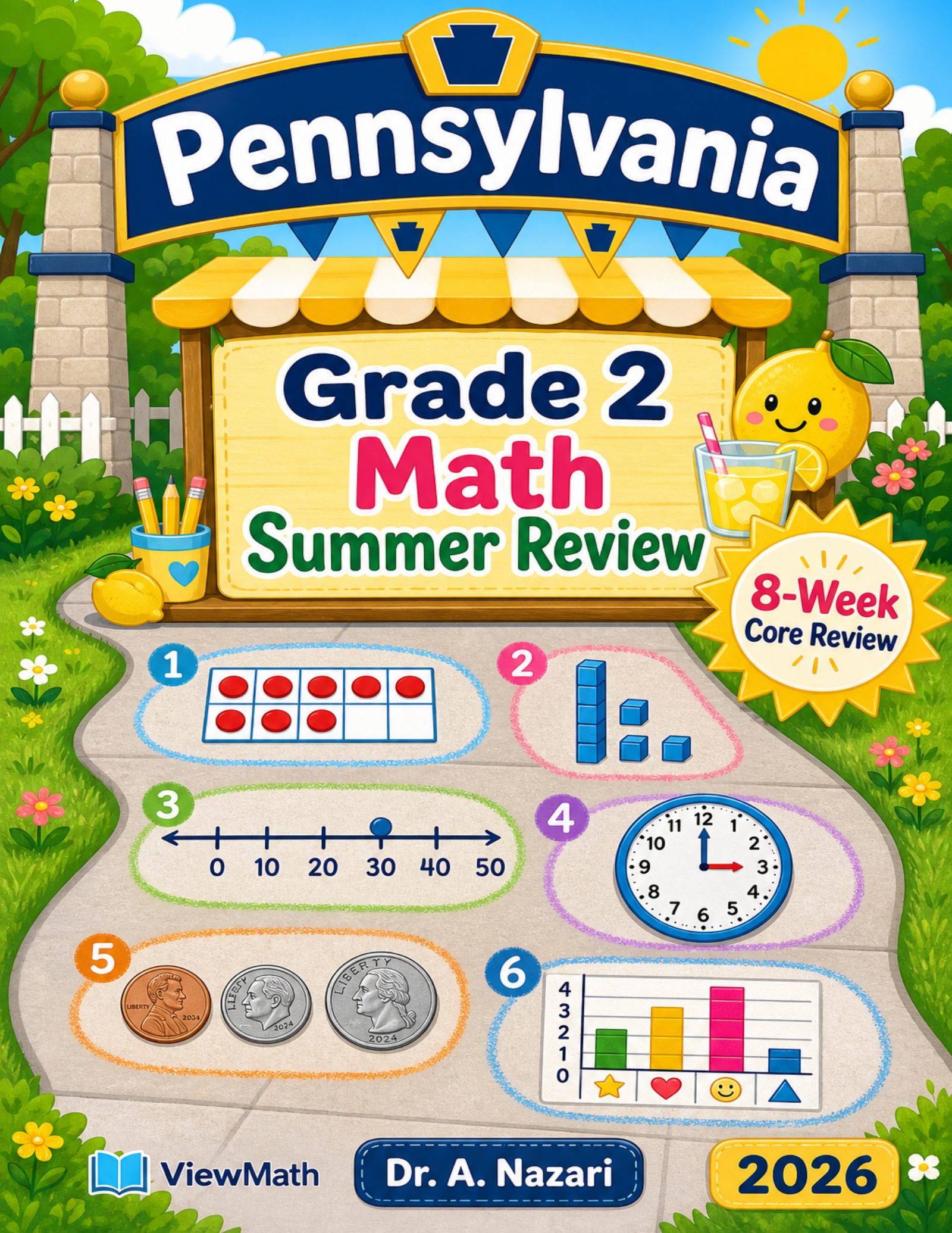 Pennsylvania Grade 2 Math Summer Review