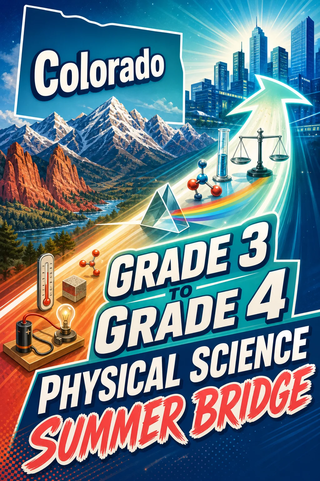 Colorado Grade 3 to Grade 4 Physical Science Summer Bridge