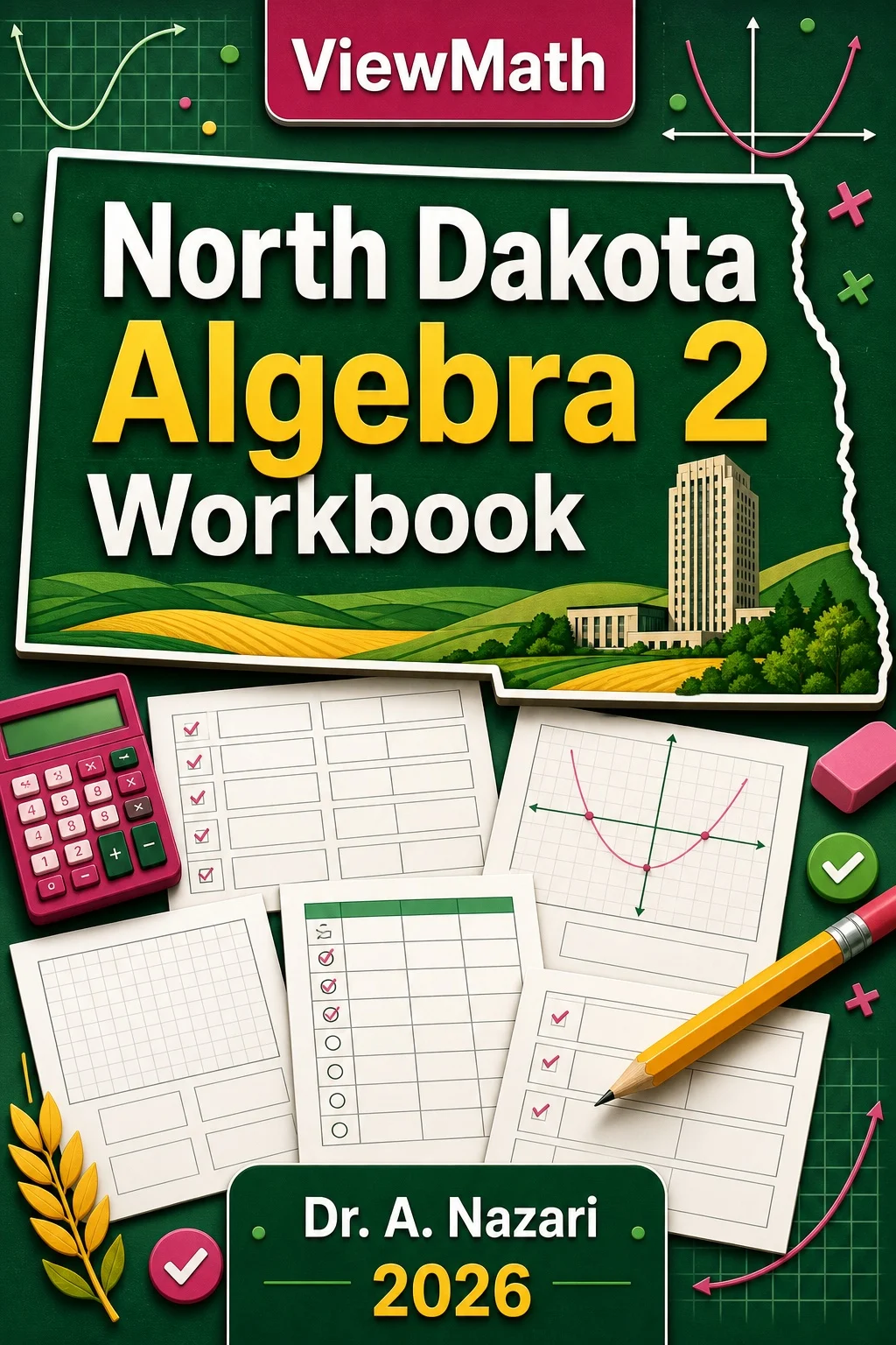 North Dakota Algebra 2 Workbook