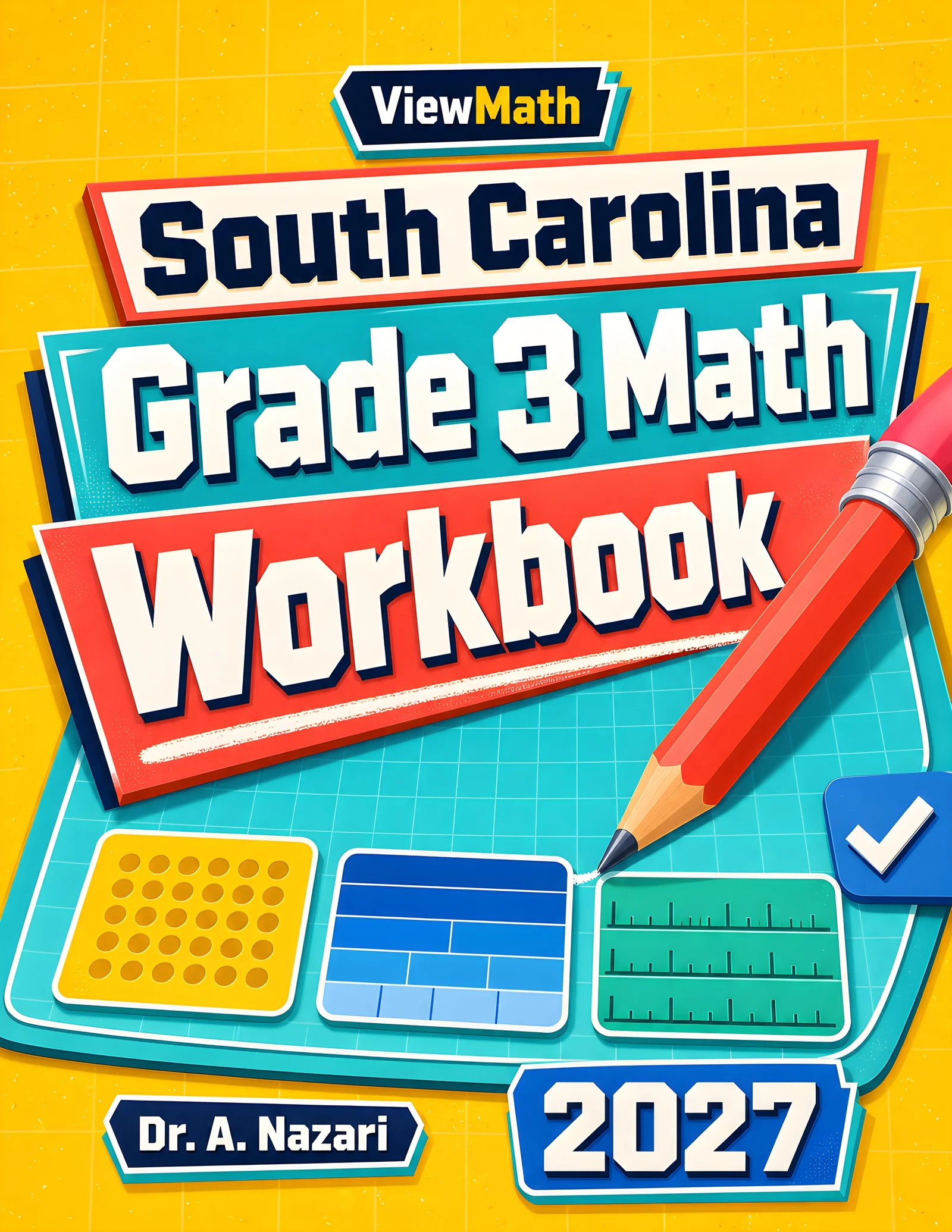 South Carolina SC READY Grade 3 Math Workbook