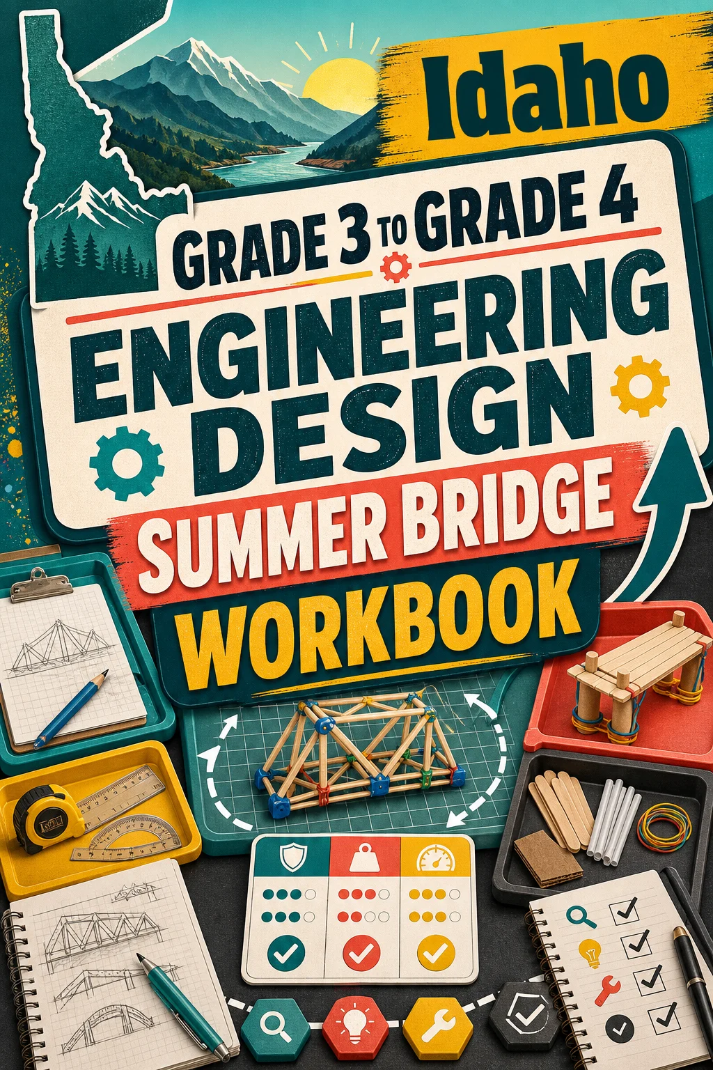 Idaho Grade 3 to Grade 4 Engineering Design Summer Bridge Workbook