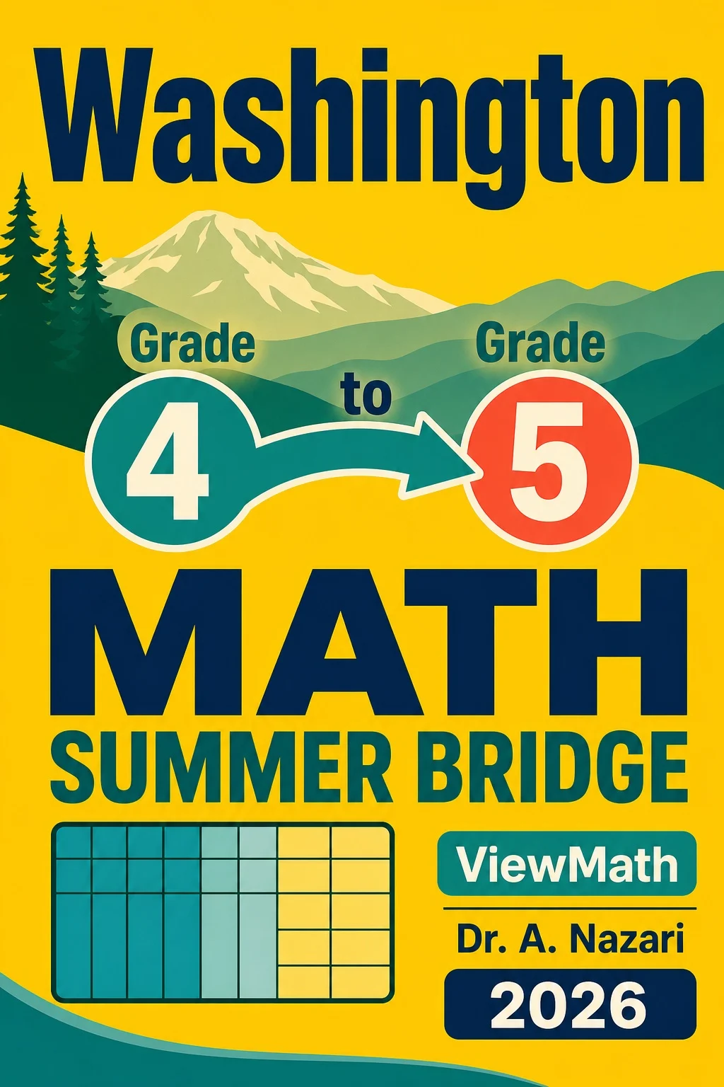 Washington SBA Grade 4 Math Summer Bridge
